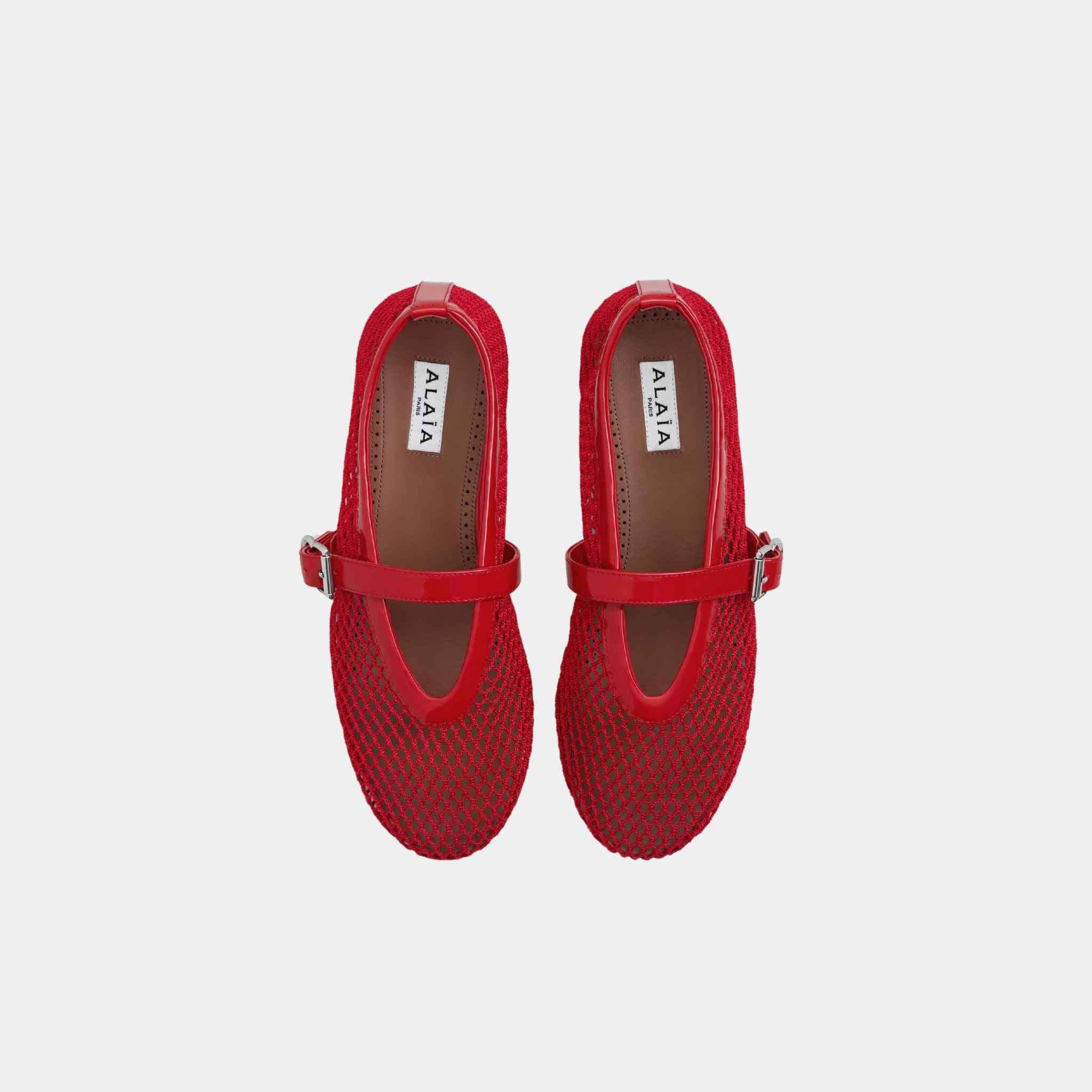 Ballet Flats In Fishnet - Image 14