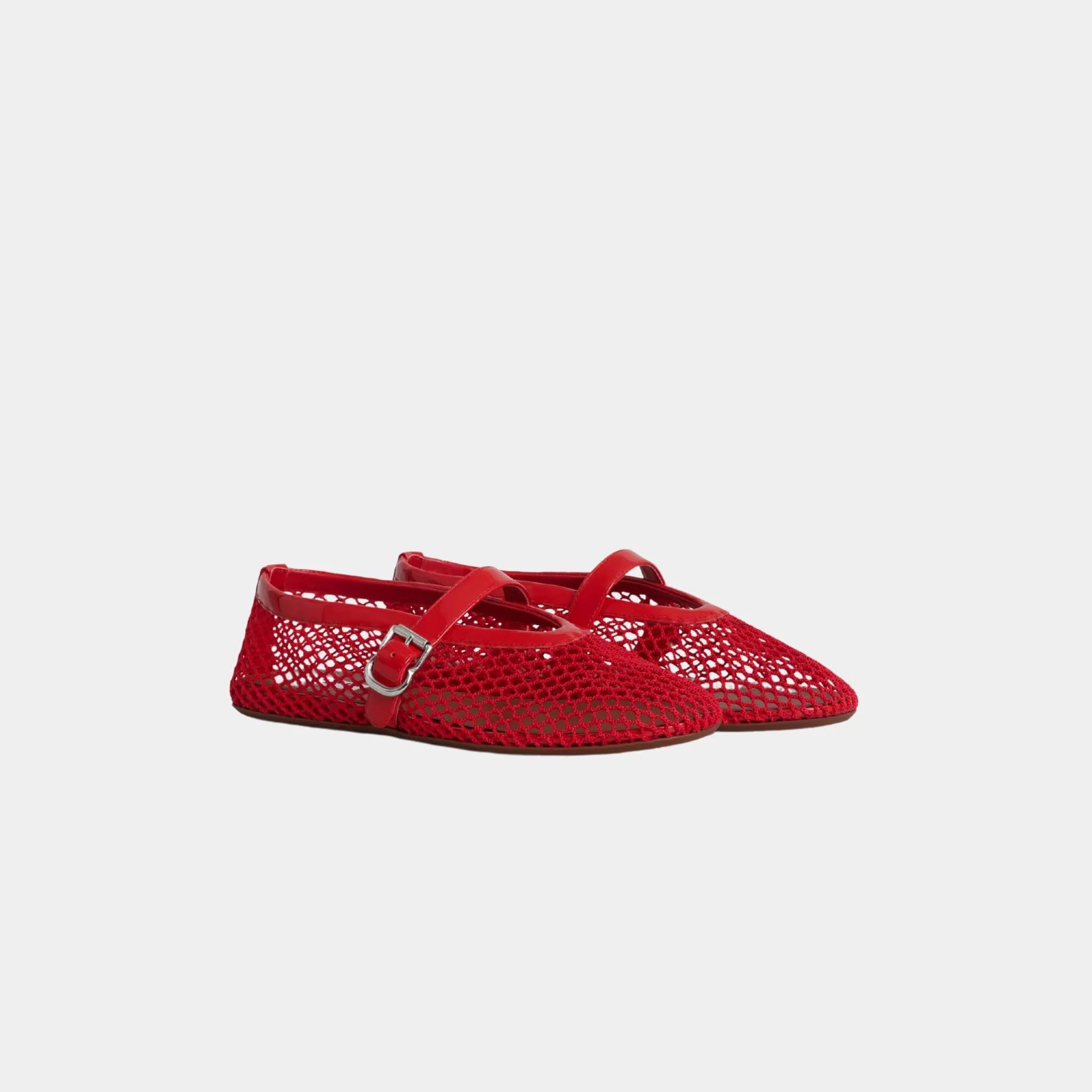 Ballet Flats In Fishnet - Image 15