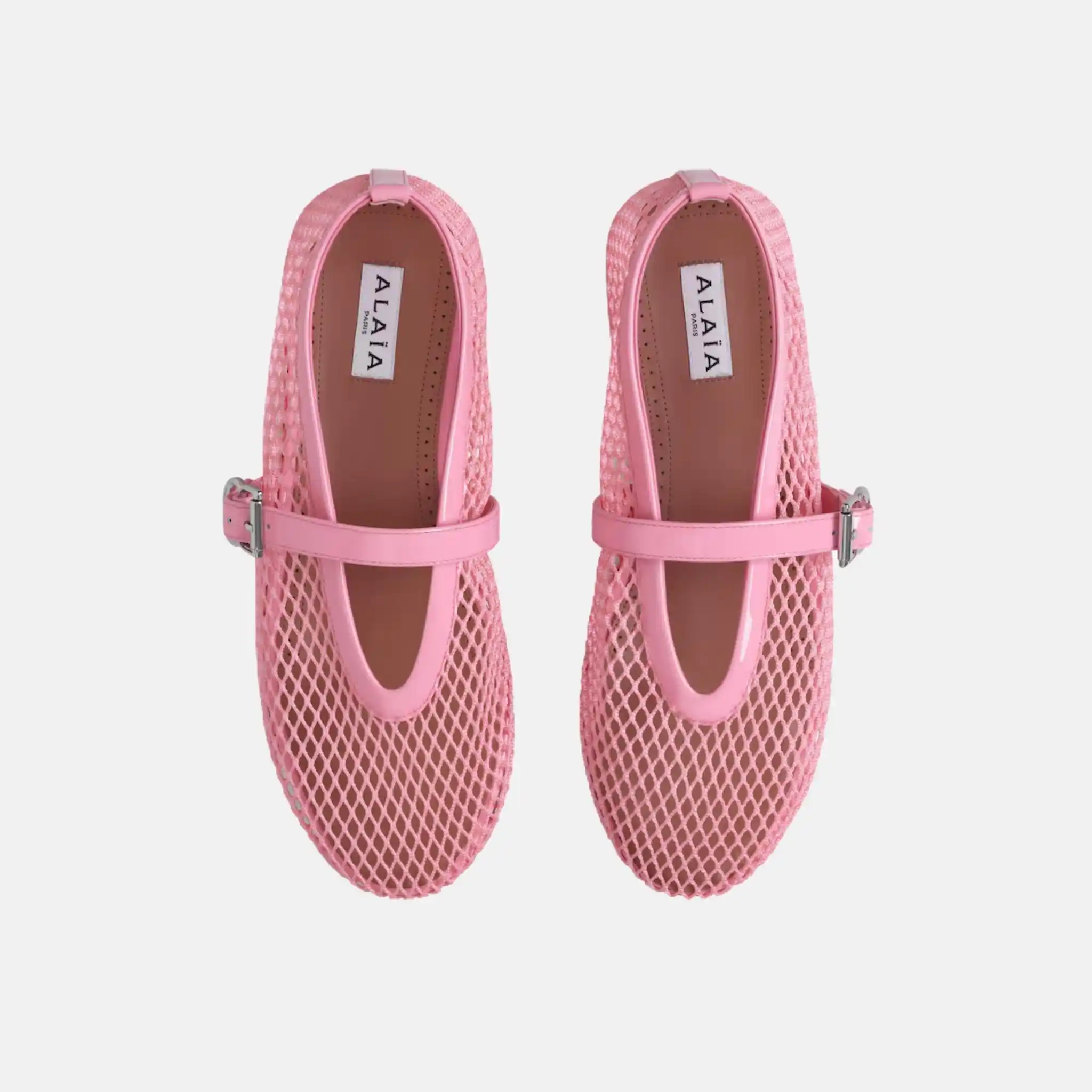 Ballet Flats In Fishnet - Image 5