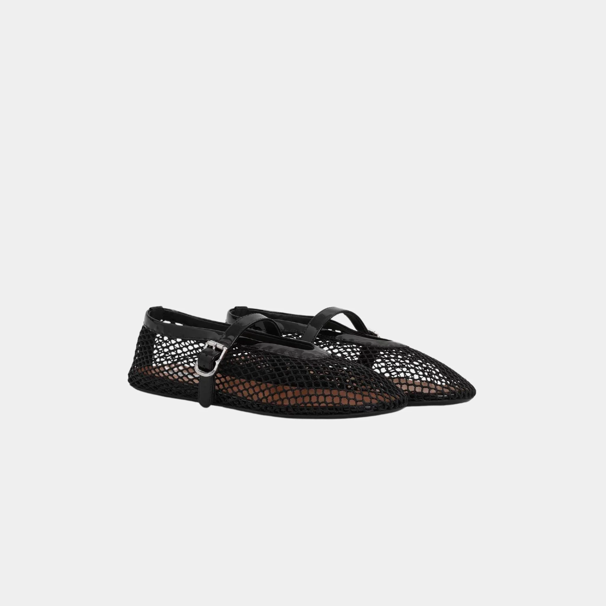 Ballet Flats In Fishnet - Image 9