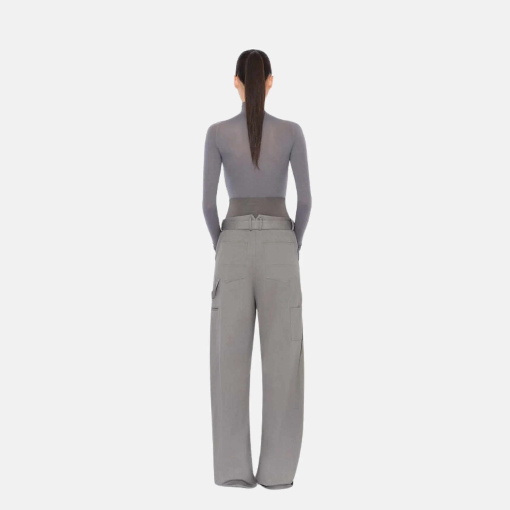 Cargo Trousers With Knit Band - Image 3