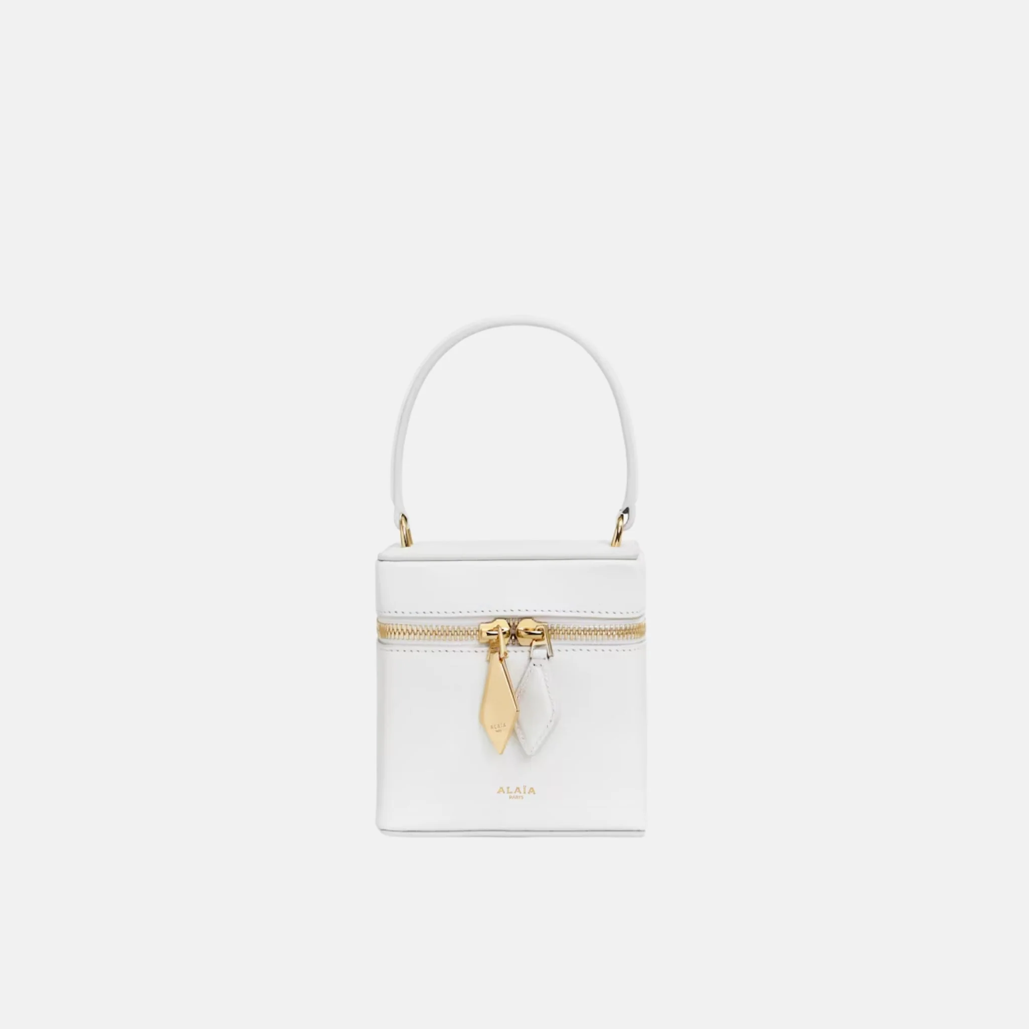 Cube Vanity Case In Shiny Goatskin - Image 4