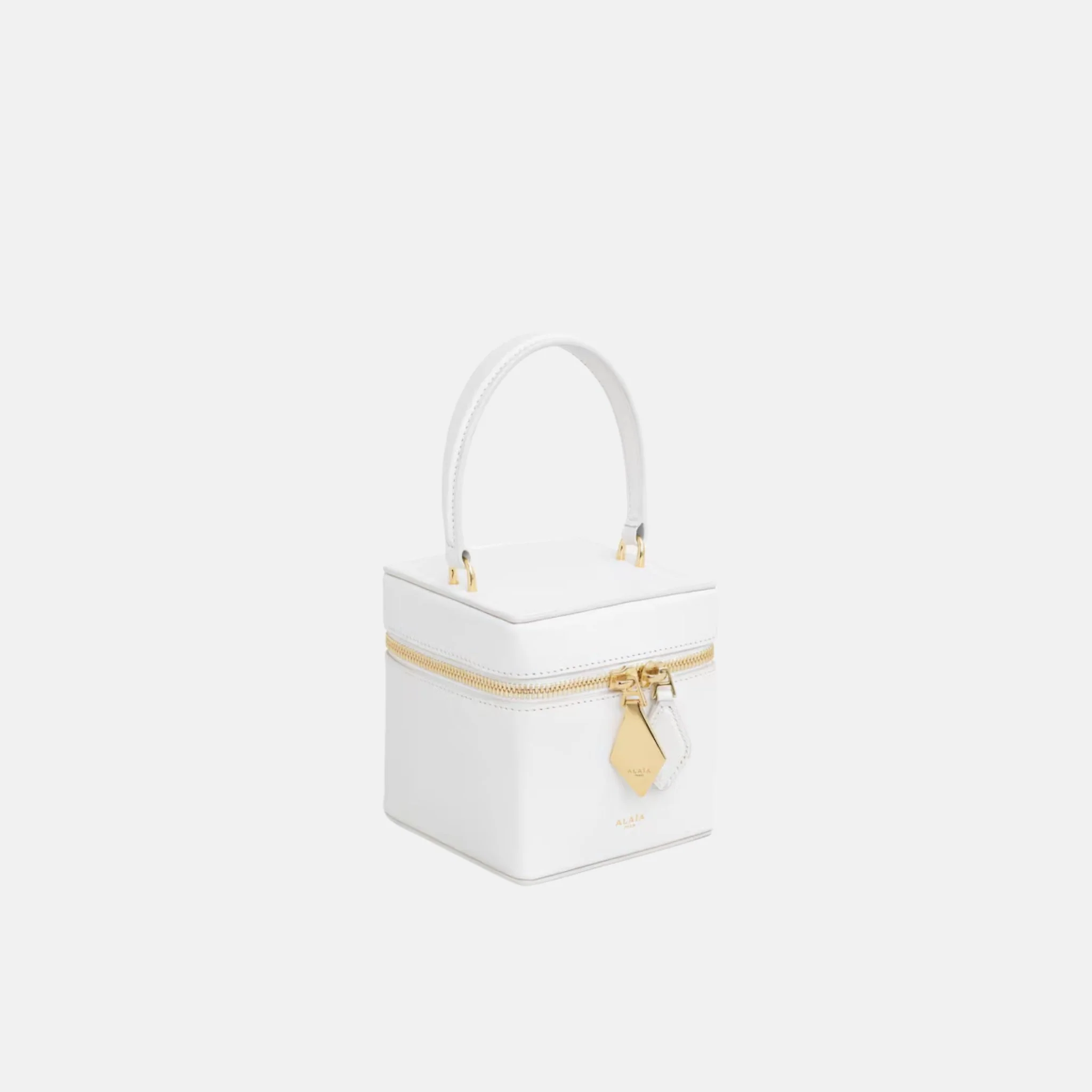 Cube Vanity Case In Shiny Goatskin - Image 5