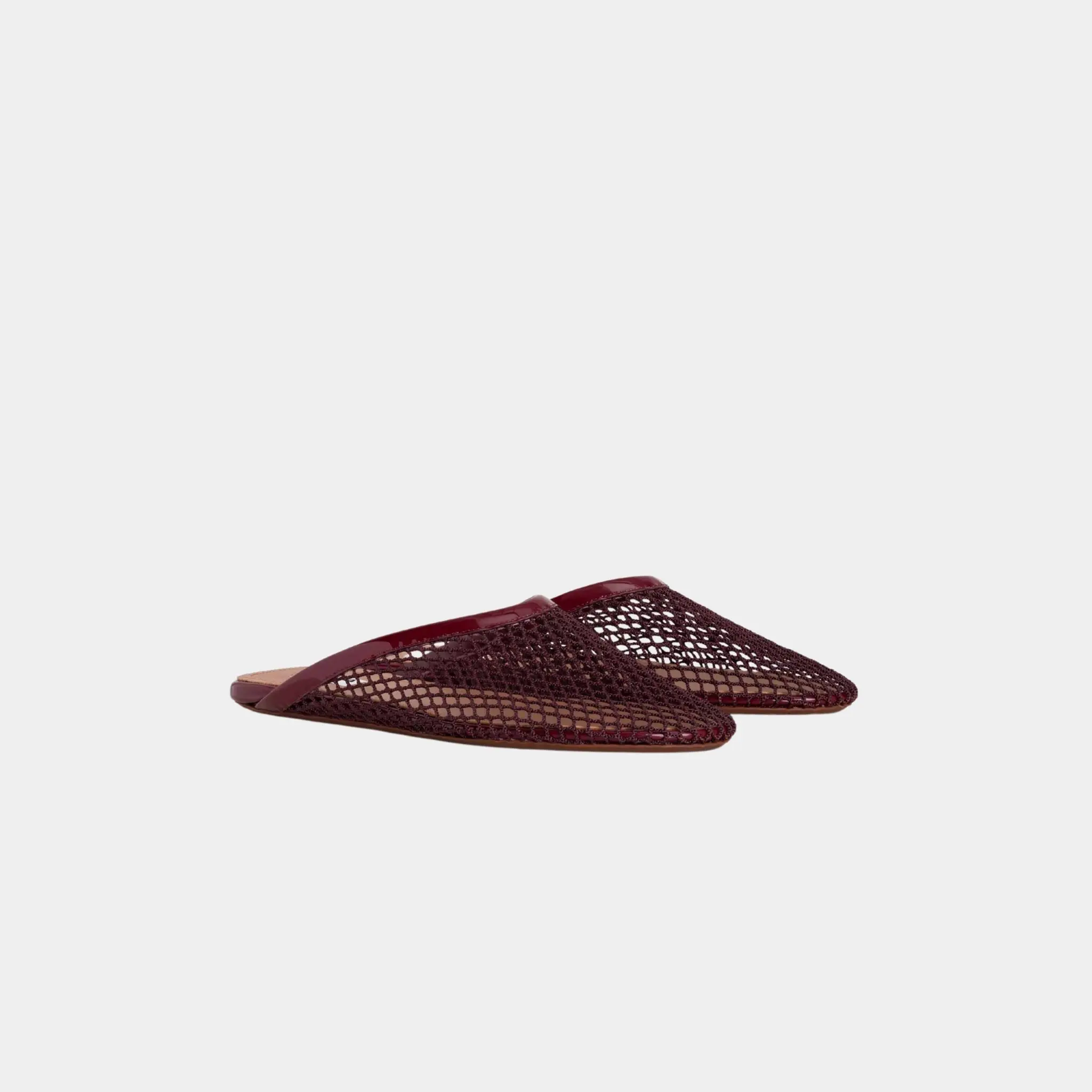 Flat Mules in Fishnet - Image 5