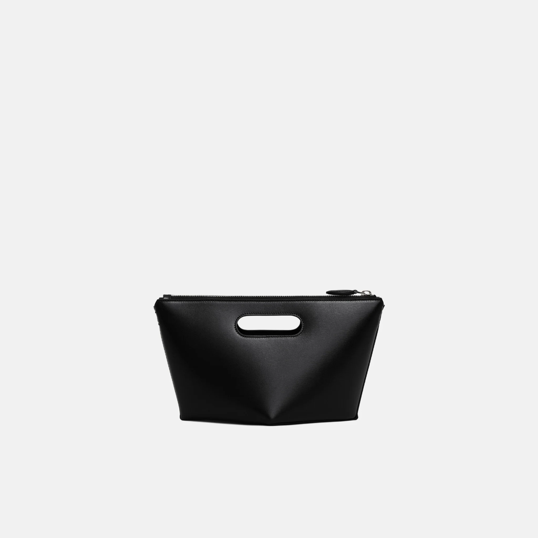 Folded Zipped Bag In Calfskin - Image 3