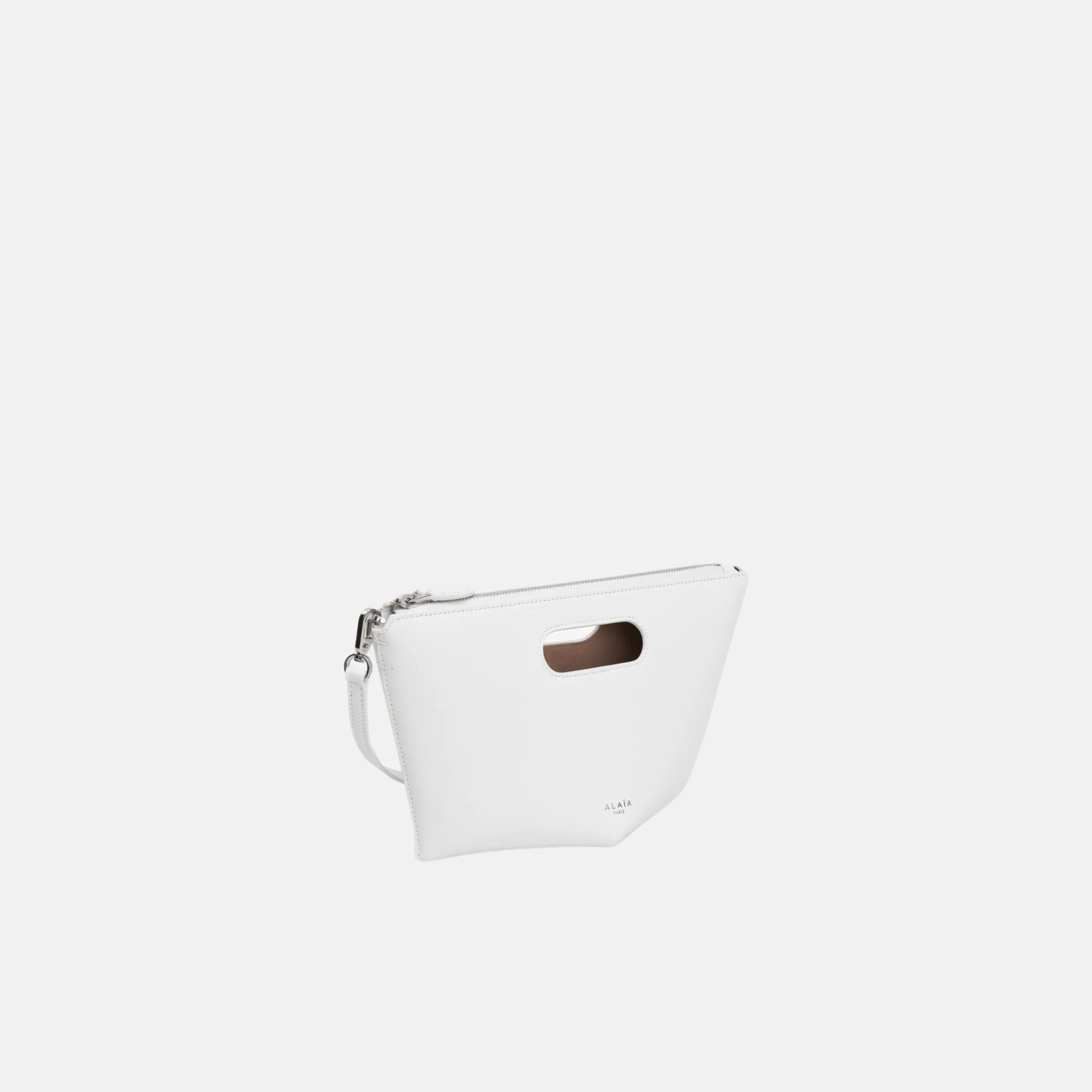 Folded Zipped Bag In Calfskin - Image 5