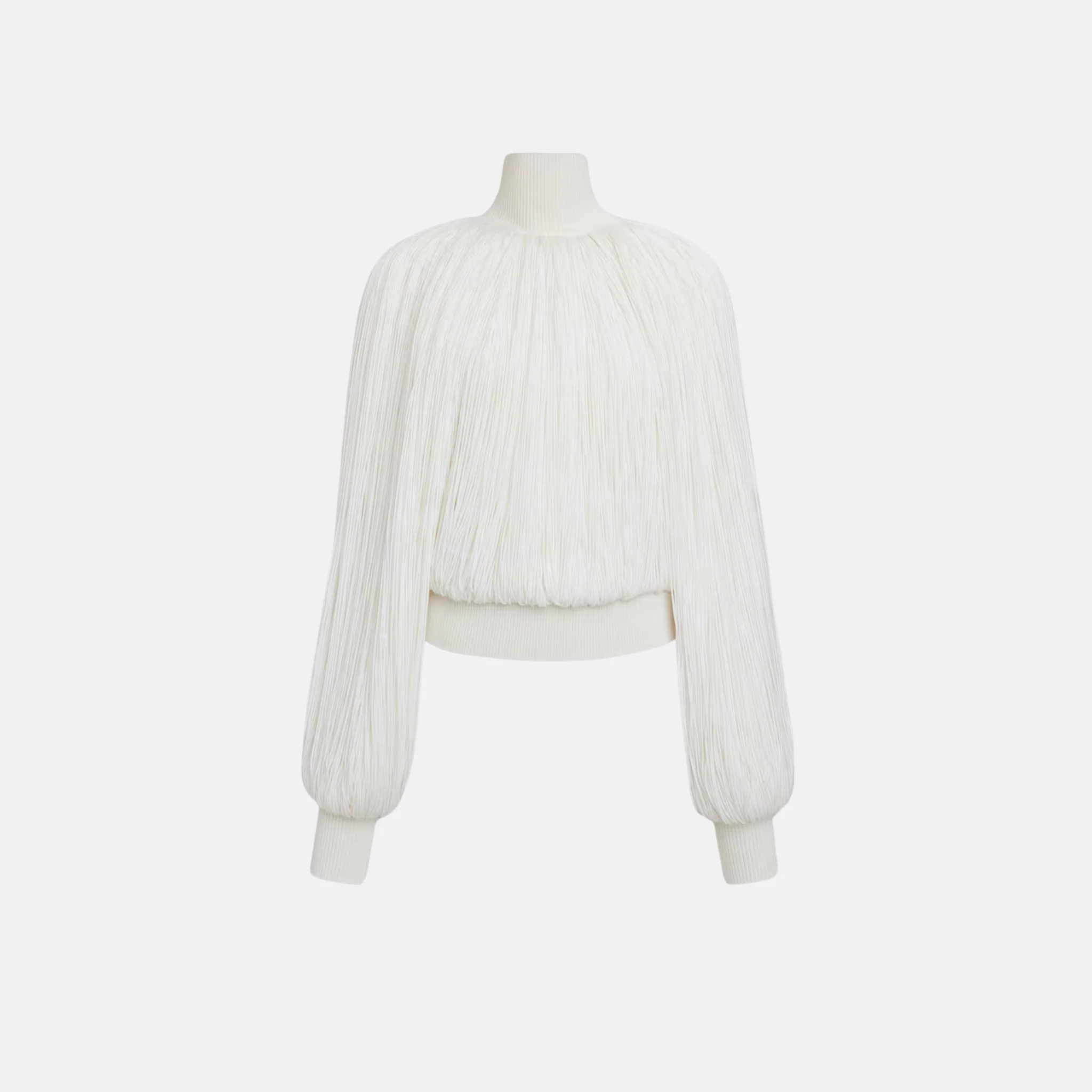 Knitted Fringes Jumper - Image 4