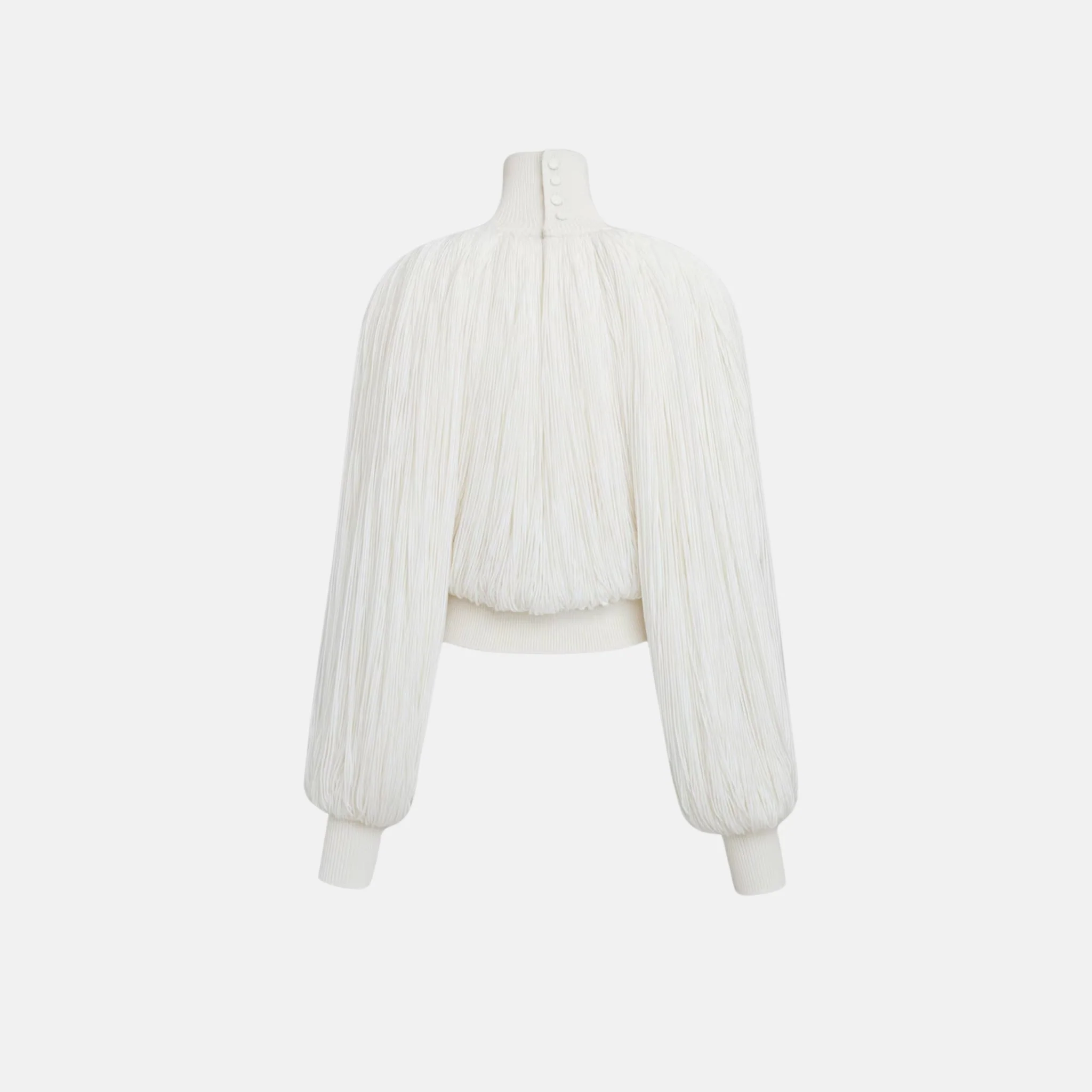 Knitted Fringes Jumper - Image 5