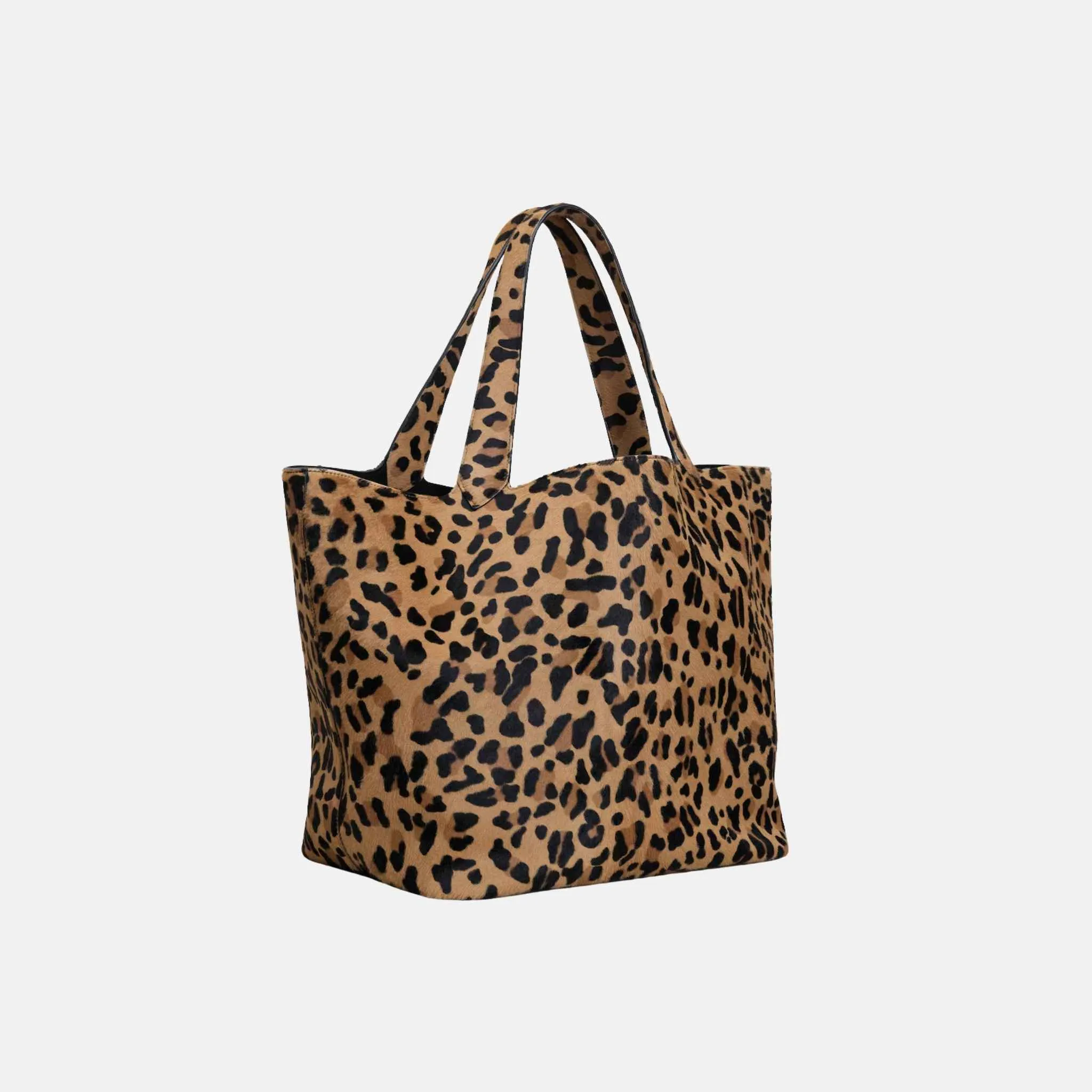 Le Cabas Bag in Leopard Haircalf - Image 2