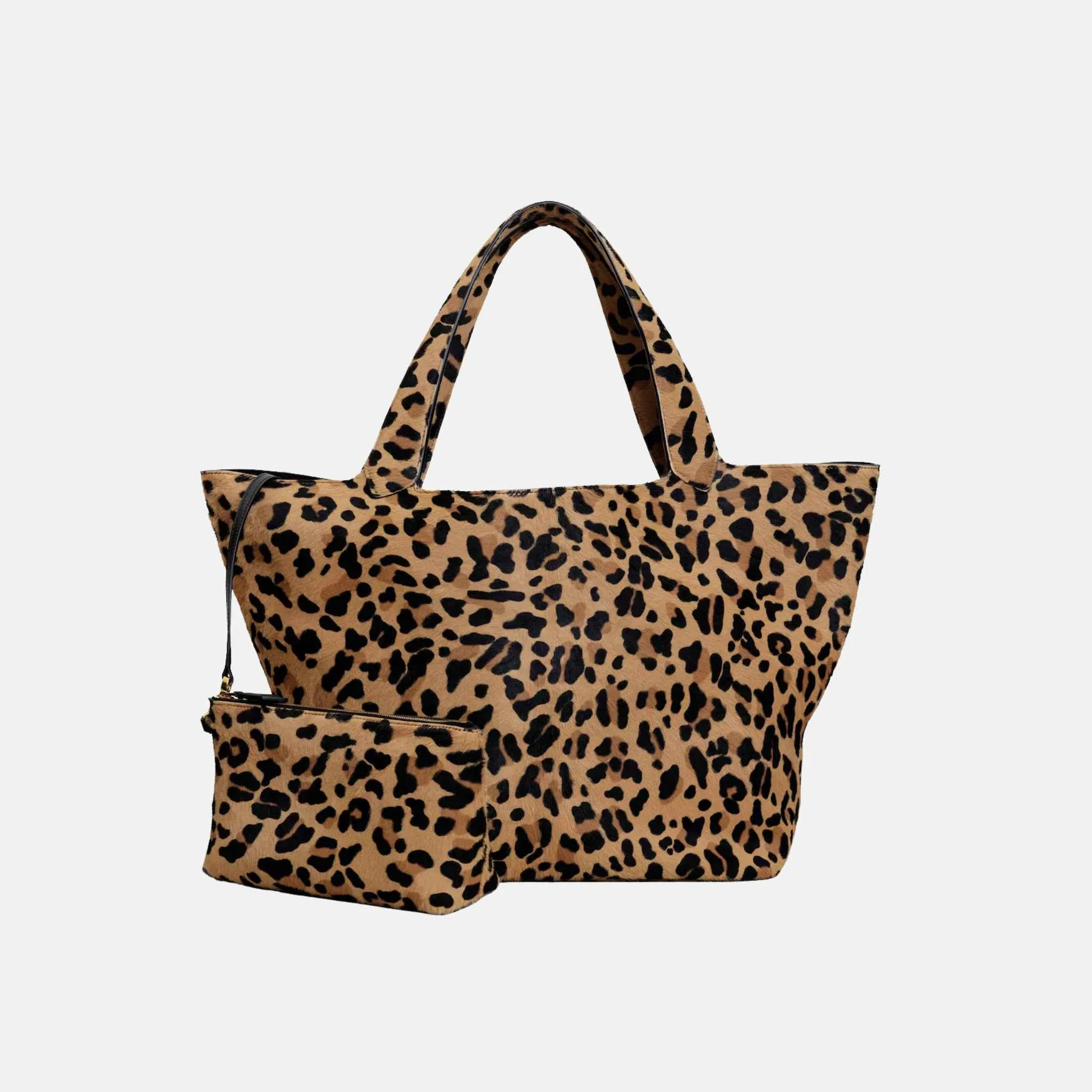 Le Cabas Bag in Leopard Haircalf - Image 3