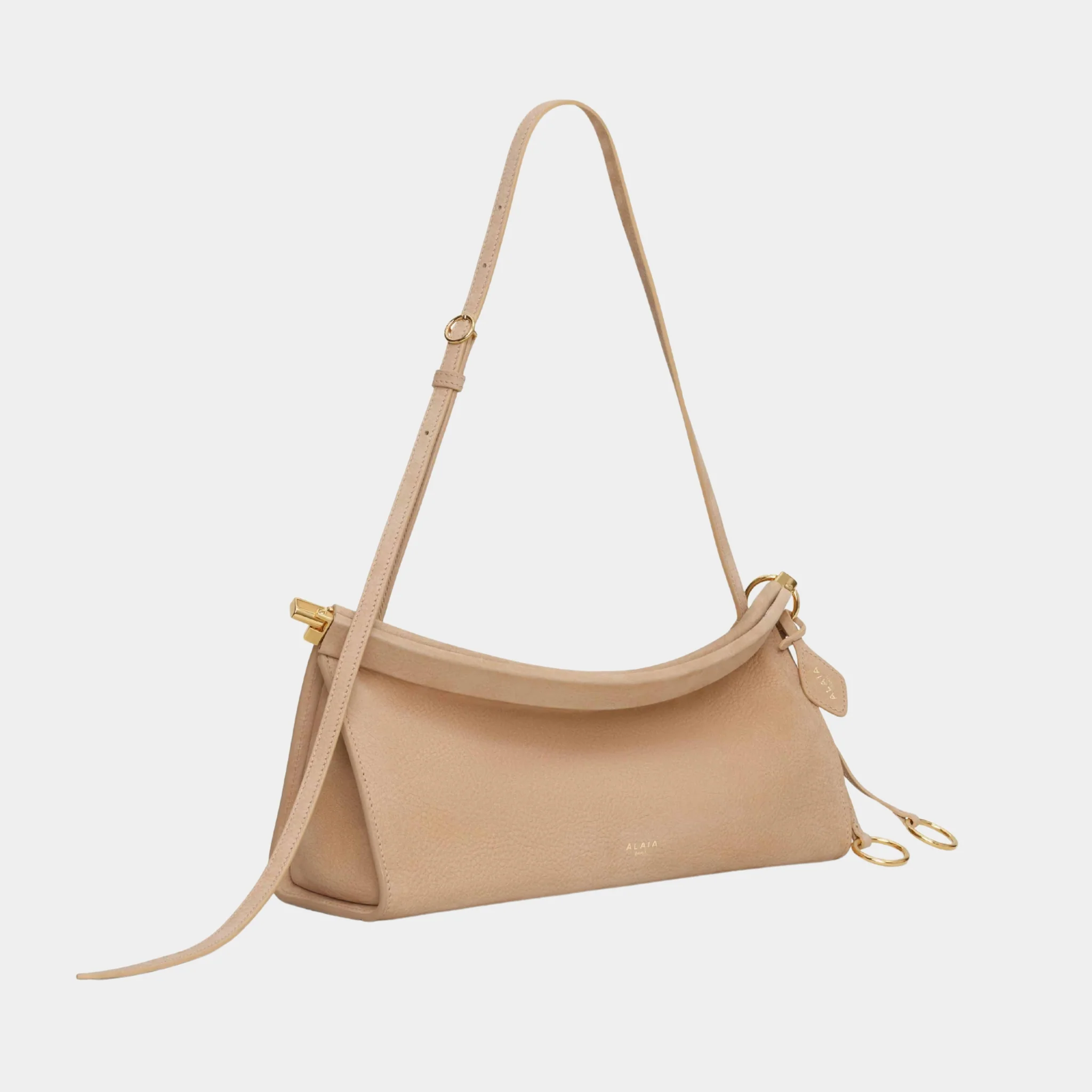 Le Click East West Medium Bag In Nubuck - Image 4