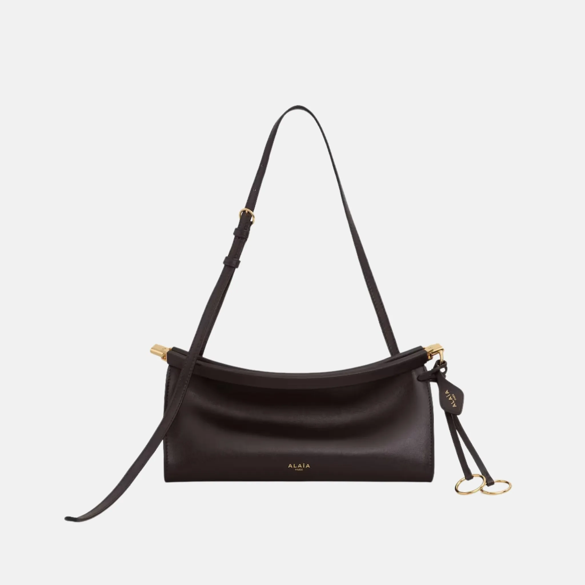 Le Click East West Small Leather Bag - Image 7