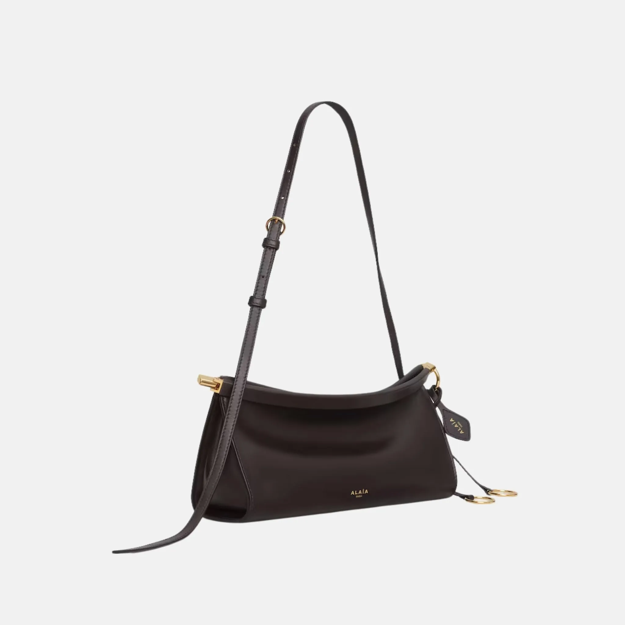 Le Click East West Small Leather Bag - Image 9