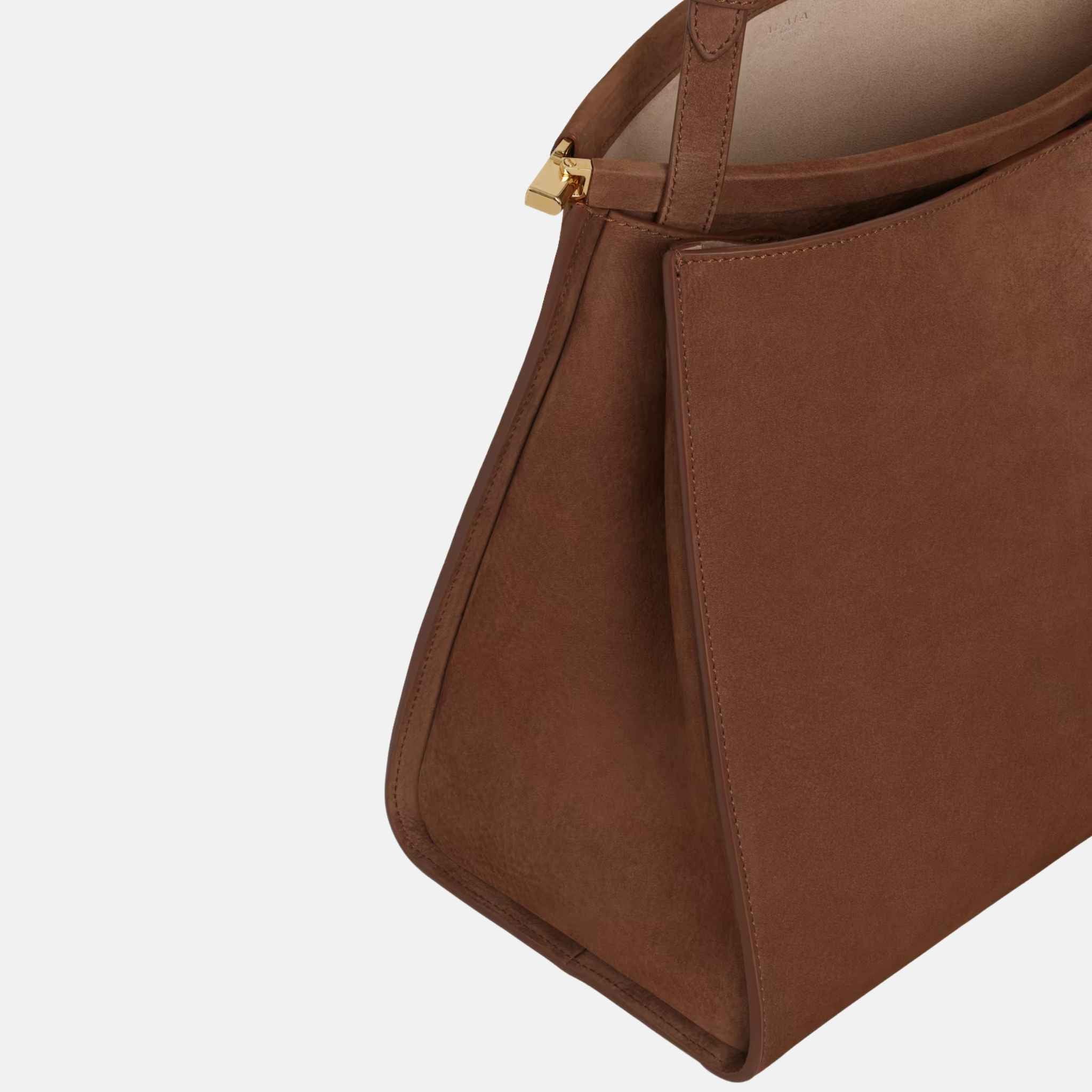 Le Click Medium Square Bag In Nubuck - Image 5