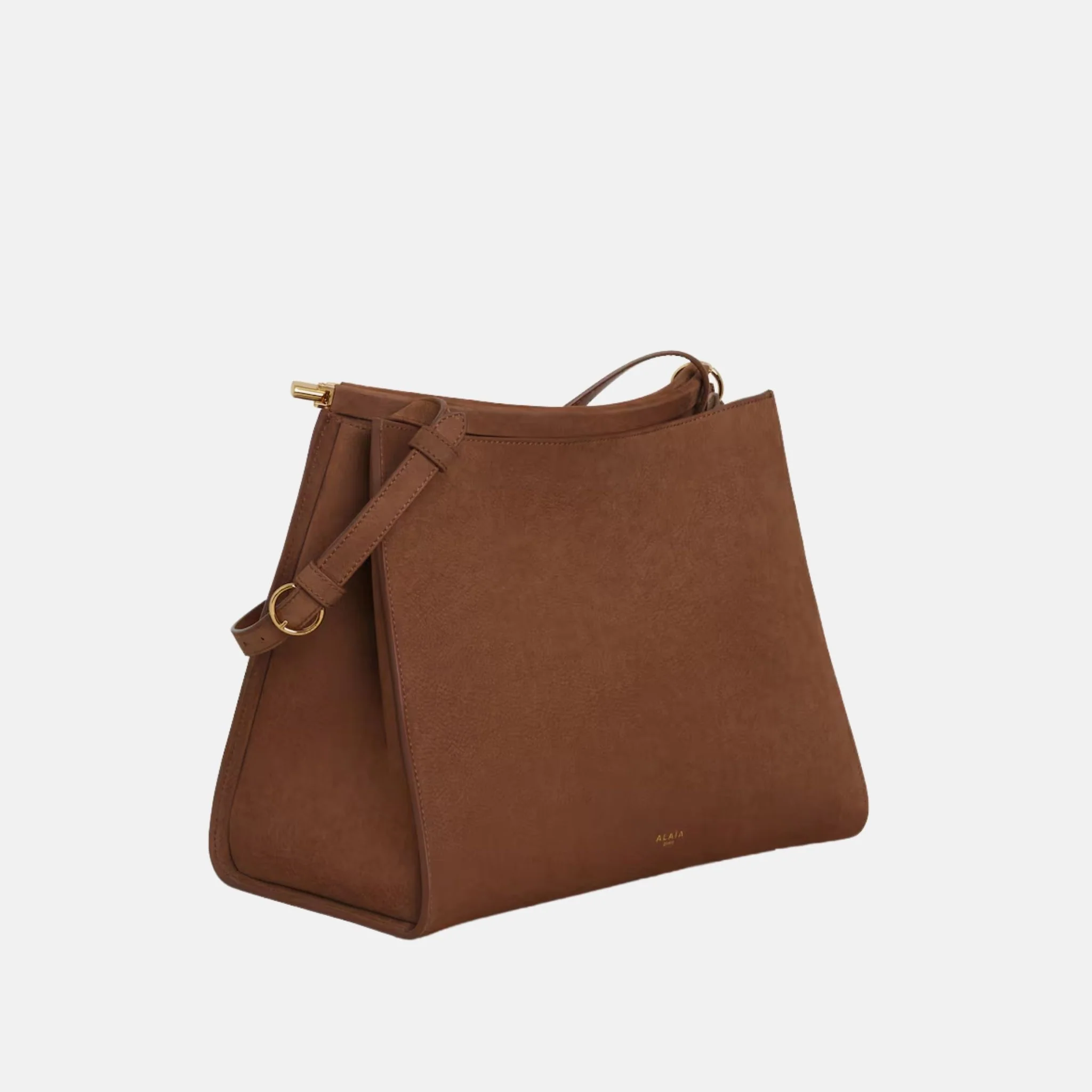 Le Click Medium Square Bag In Nubuck - Image 6