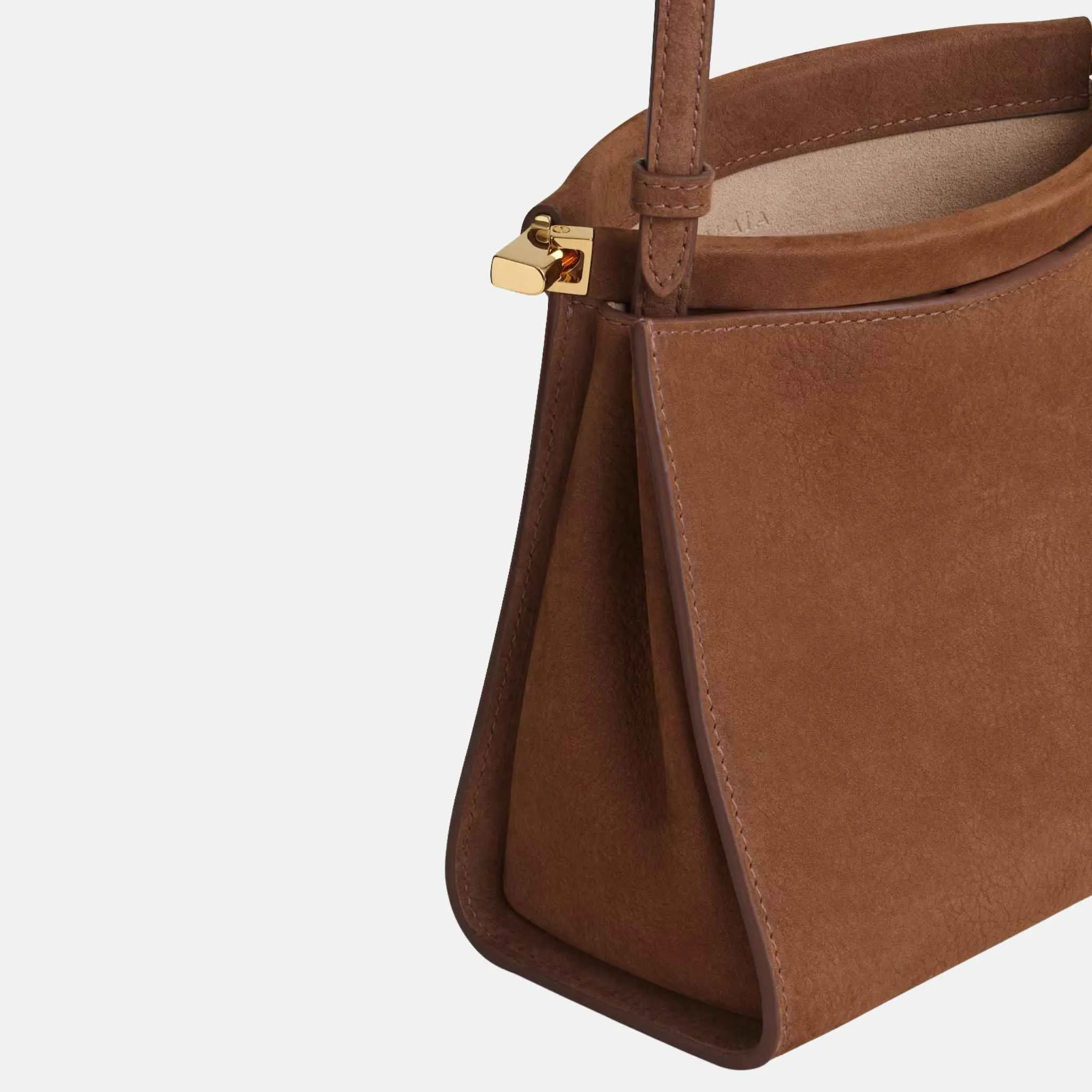 Le Click Small Square Bag in Nubuck - Image 5