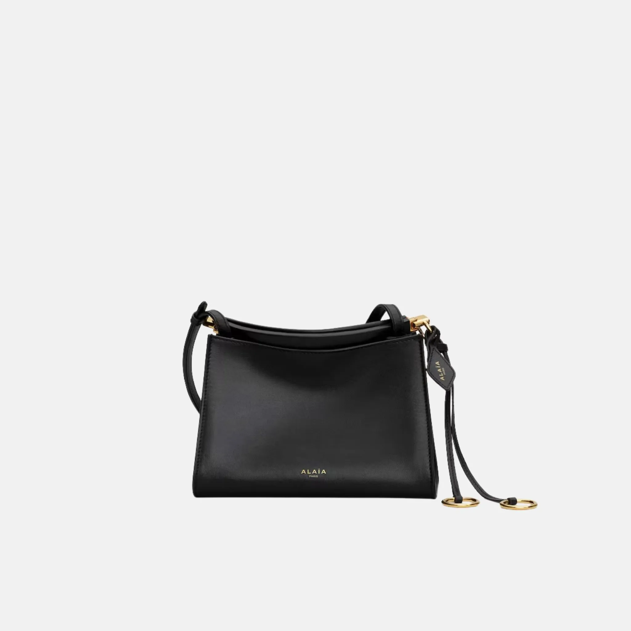 Le Click Small Square Leather Bag