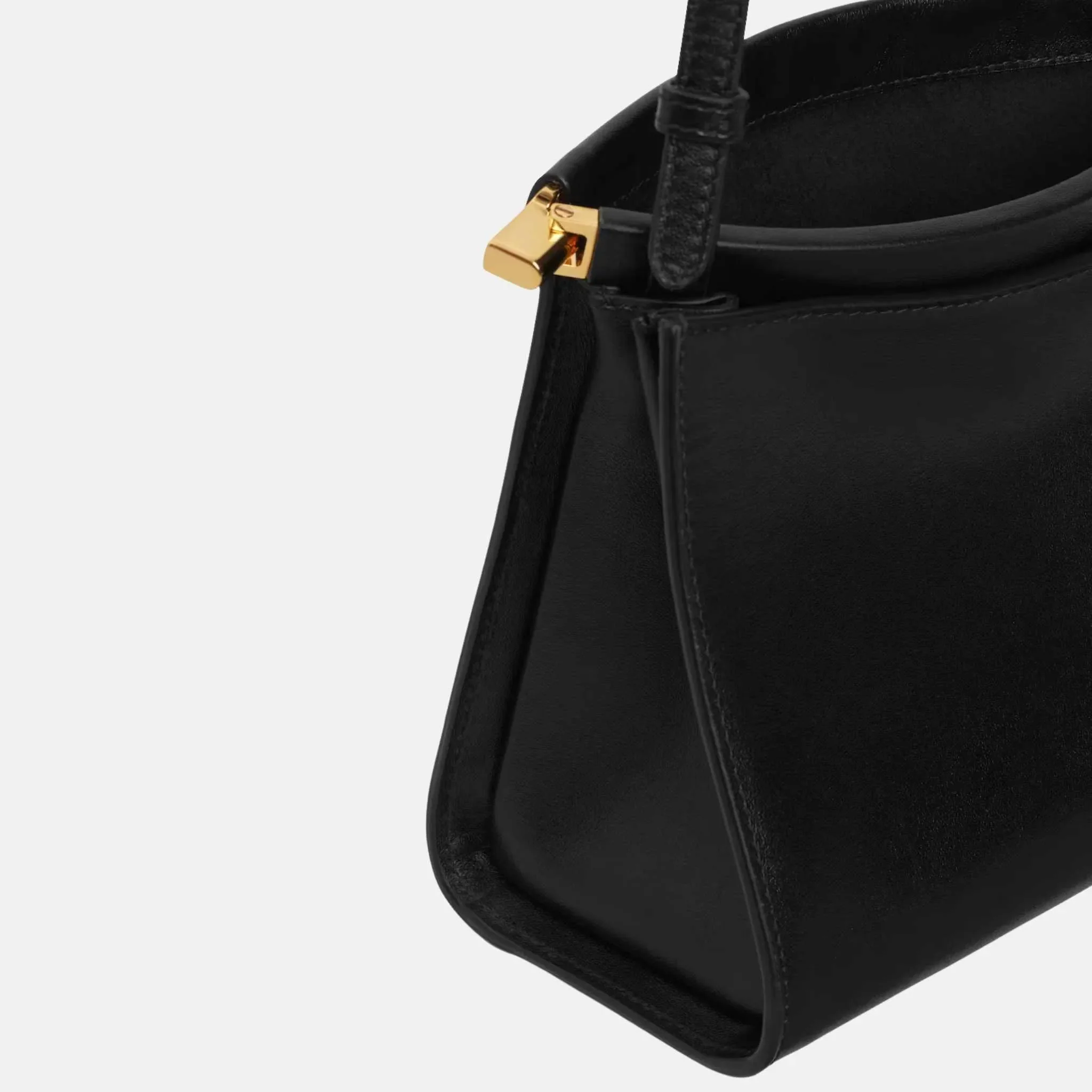 Le Click Small Square Leather Bag - Image 2