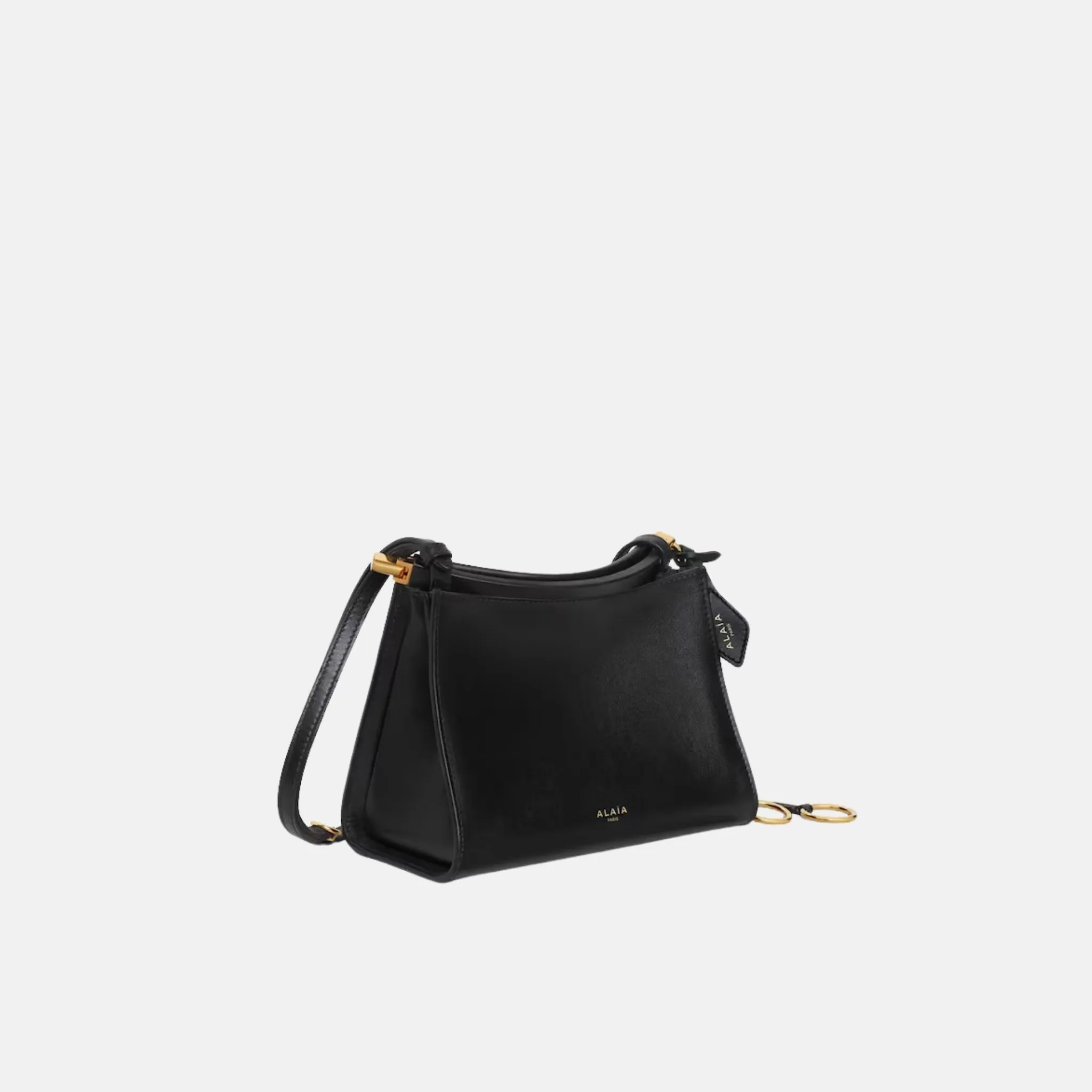 Le Click Small Square Leather Bag - Image 3