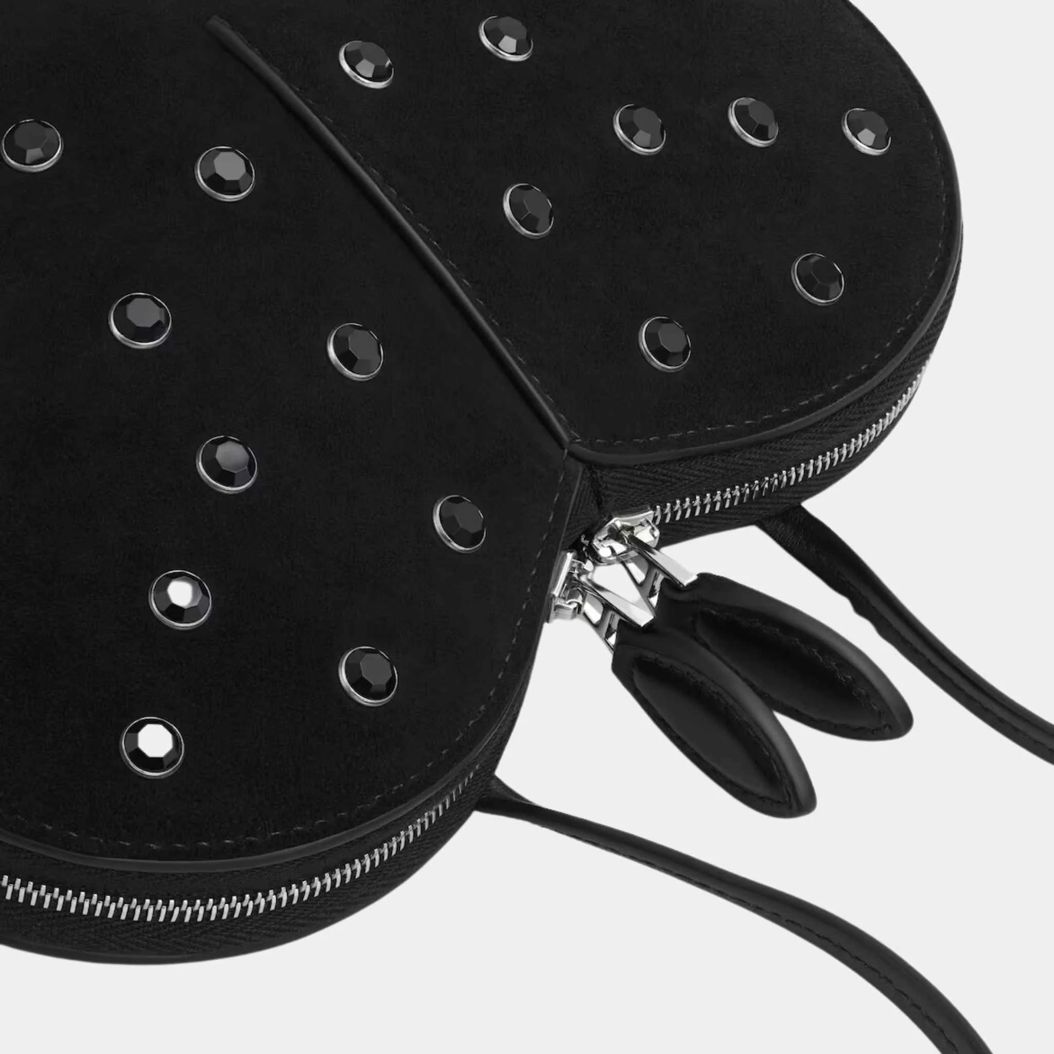 Le Coeur Bag In Strass Suede Goatskin - Image 3