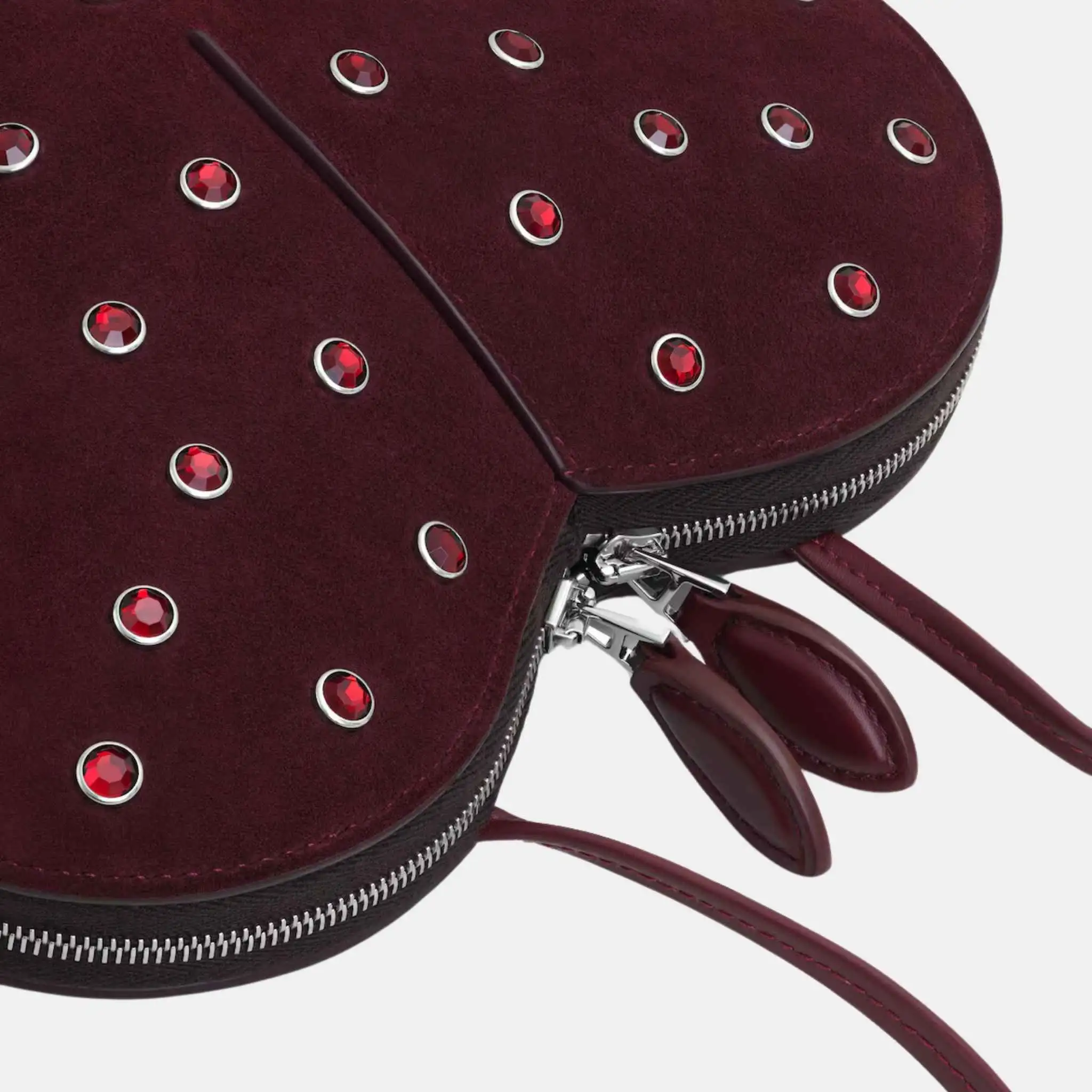 Le Coeur Bag In Strass Suede Goatskin - Image 6