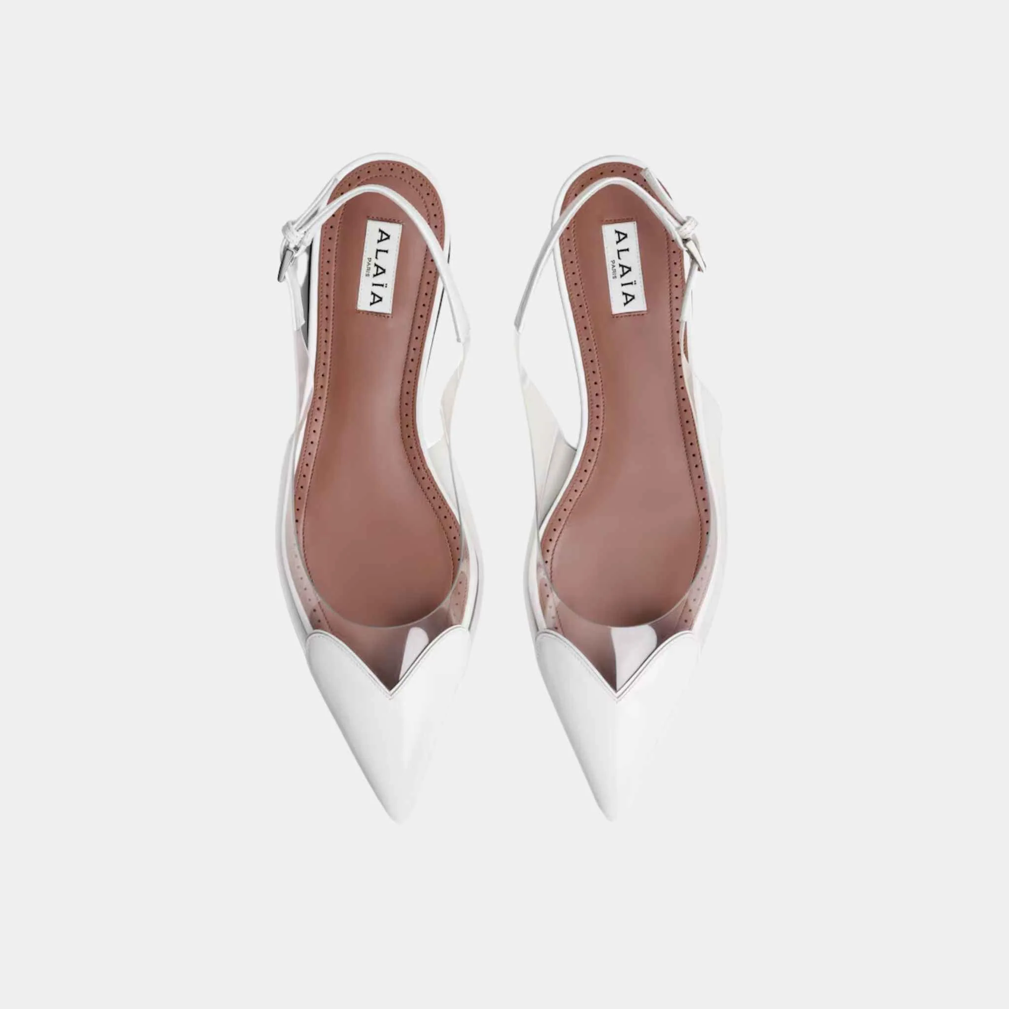 Le Coeur Flat Slingbacks In Patent Calfskin - Image 3