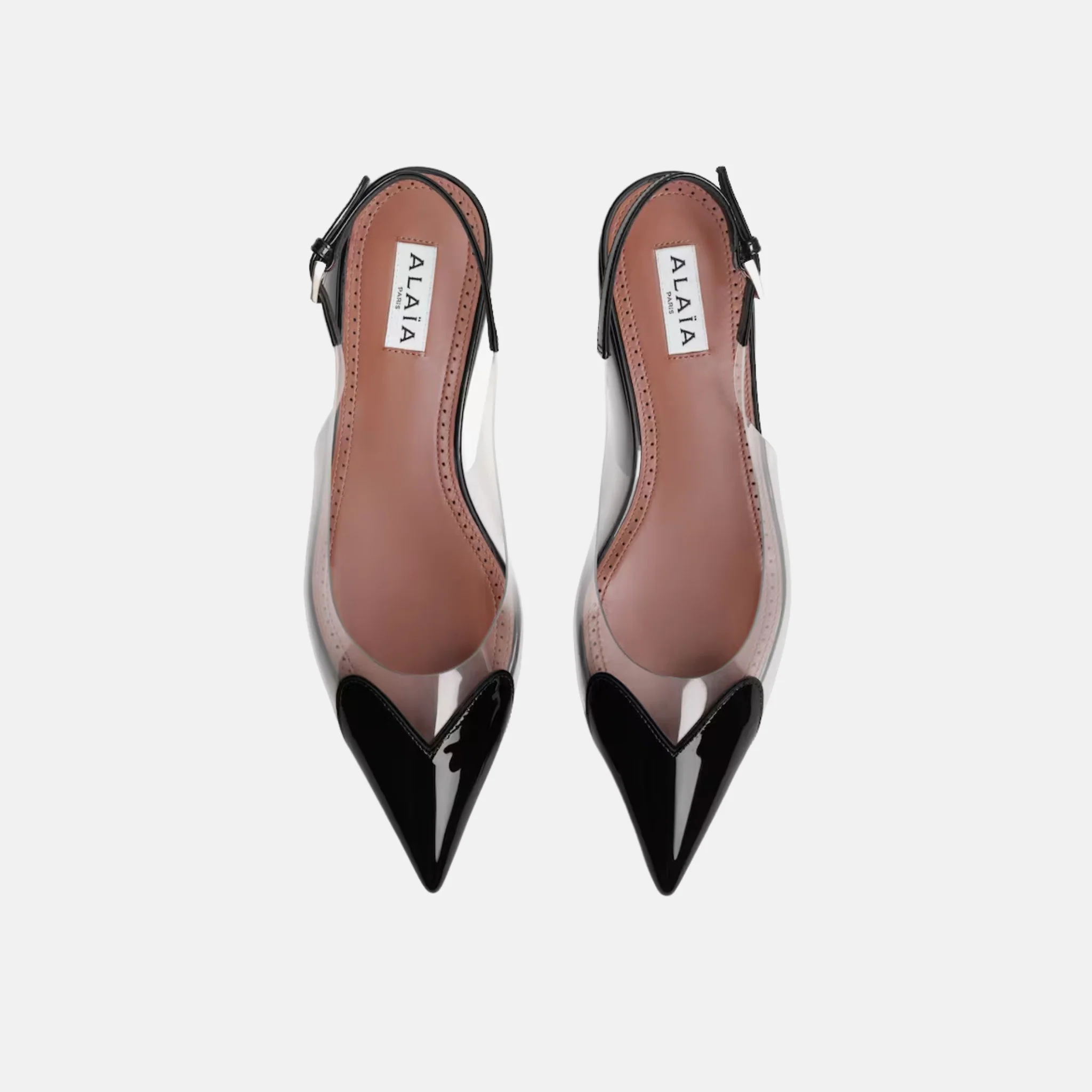 Le Coeur Flat Slingbacks In Patent Calfskin - Image 6