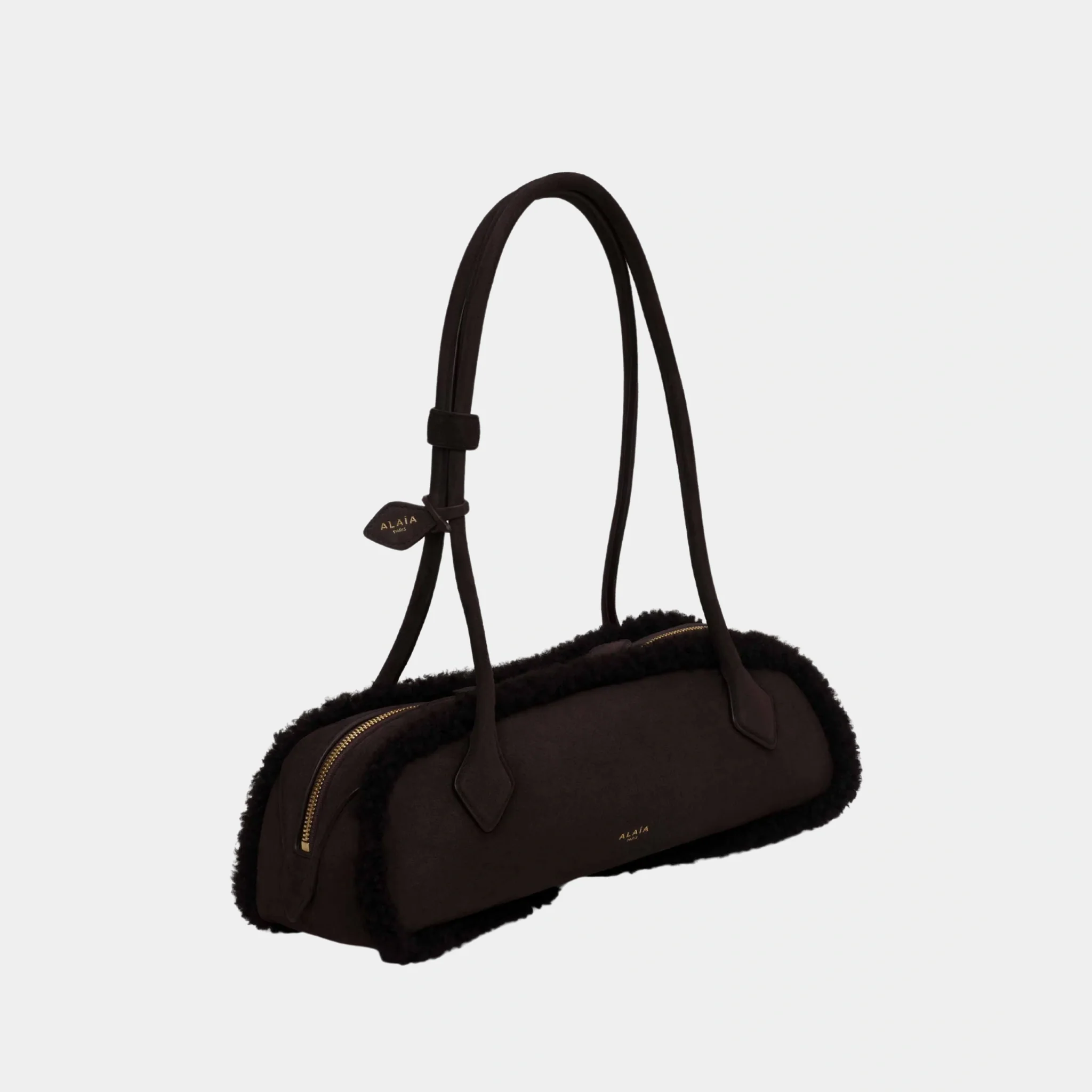 Le Dachshund Medium Shearling Bag - Image 4