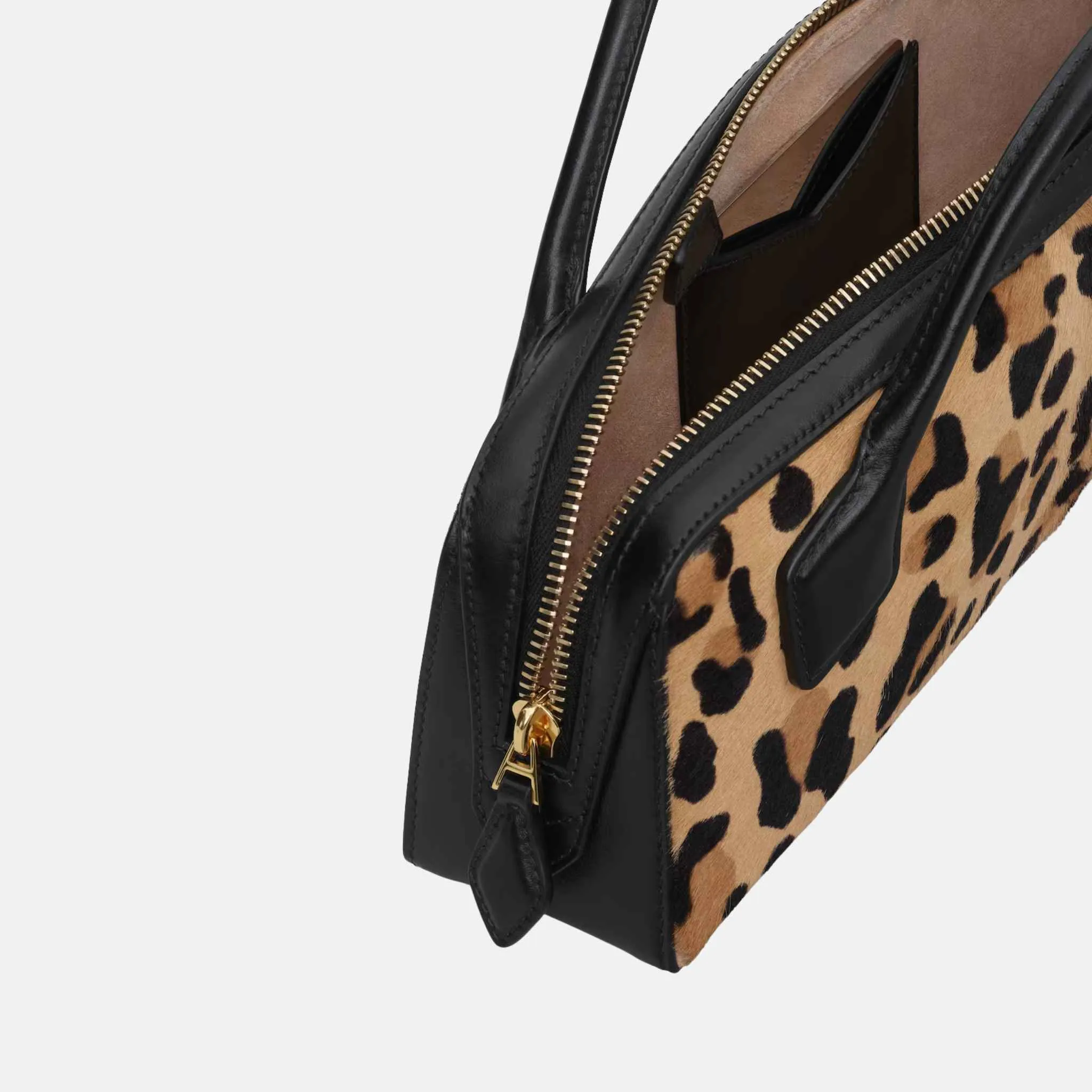 Le Teckel Clutch in Leopard Pony Leather - Image 2