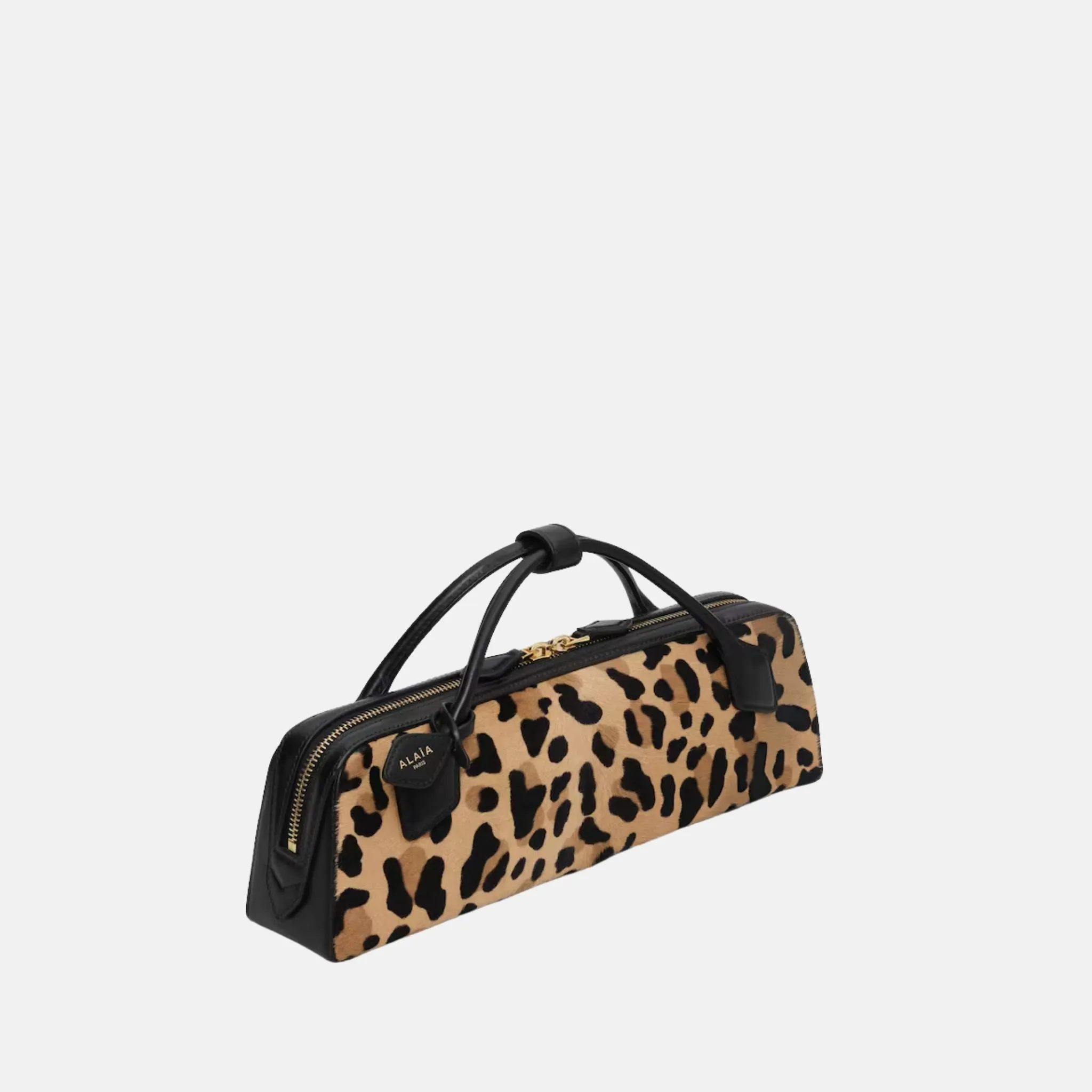 Le Teckel Clutch in Leopard Pony Leather - Image 3