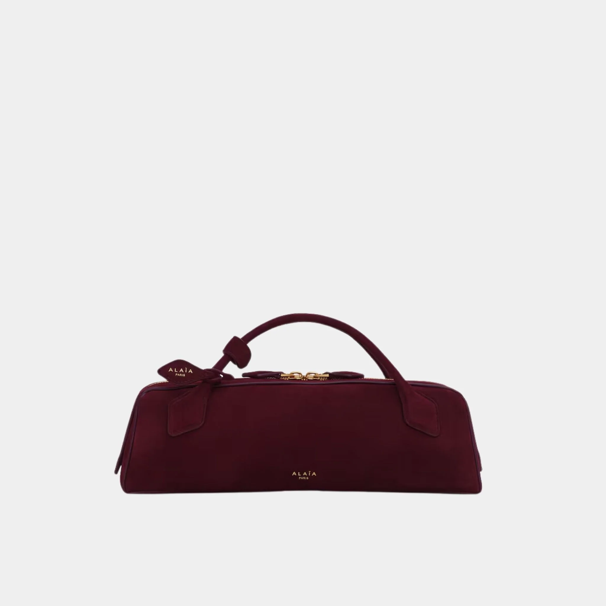 Le Teckel Clutch Bag In Seude Goatskin - Image 4