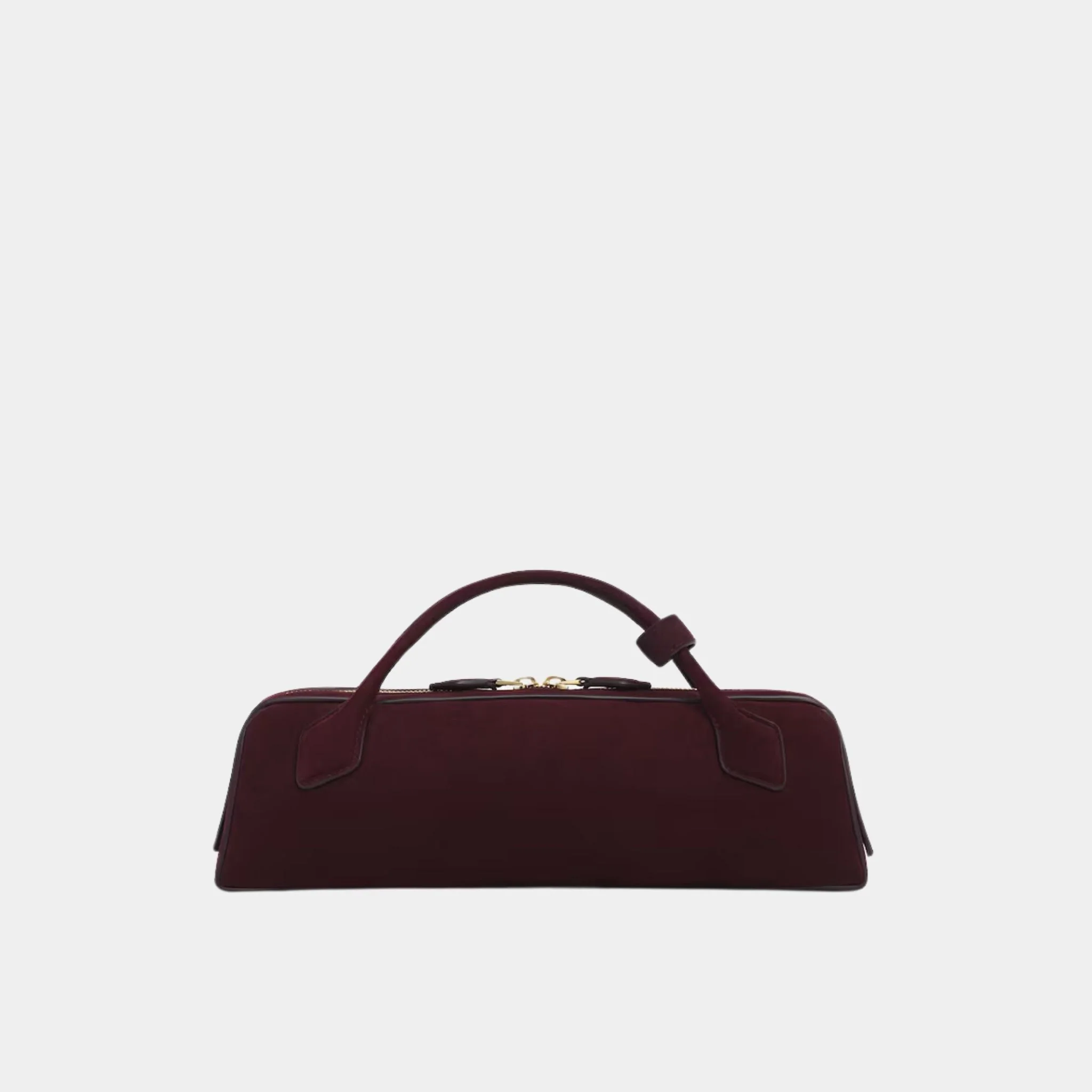 Le Teckel Clutch Bag In Seude Goatskin - Image 5