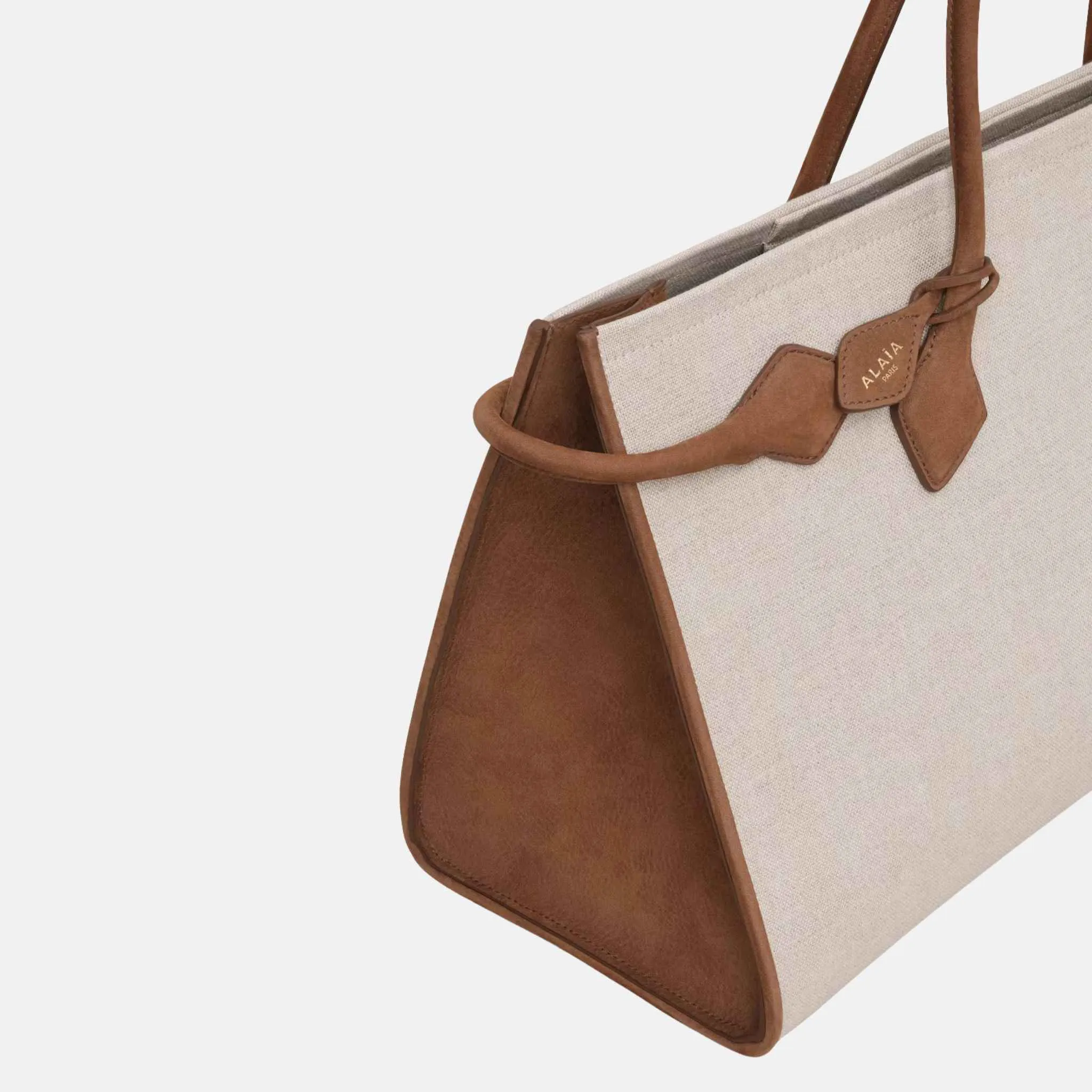 Le Teckel Cotton and Nubuck Canvas Tote Bag - Image 2