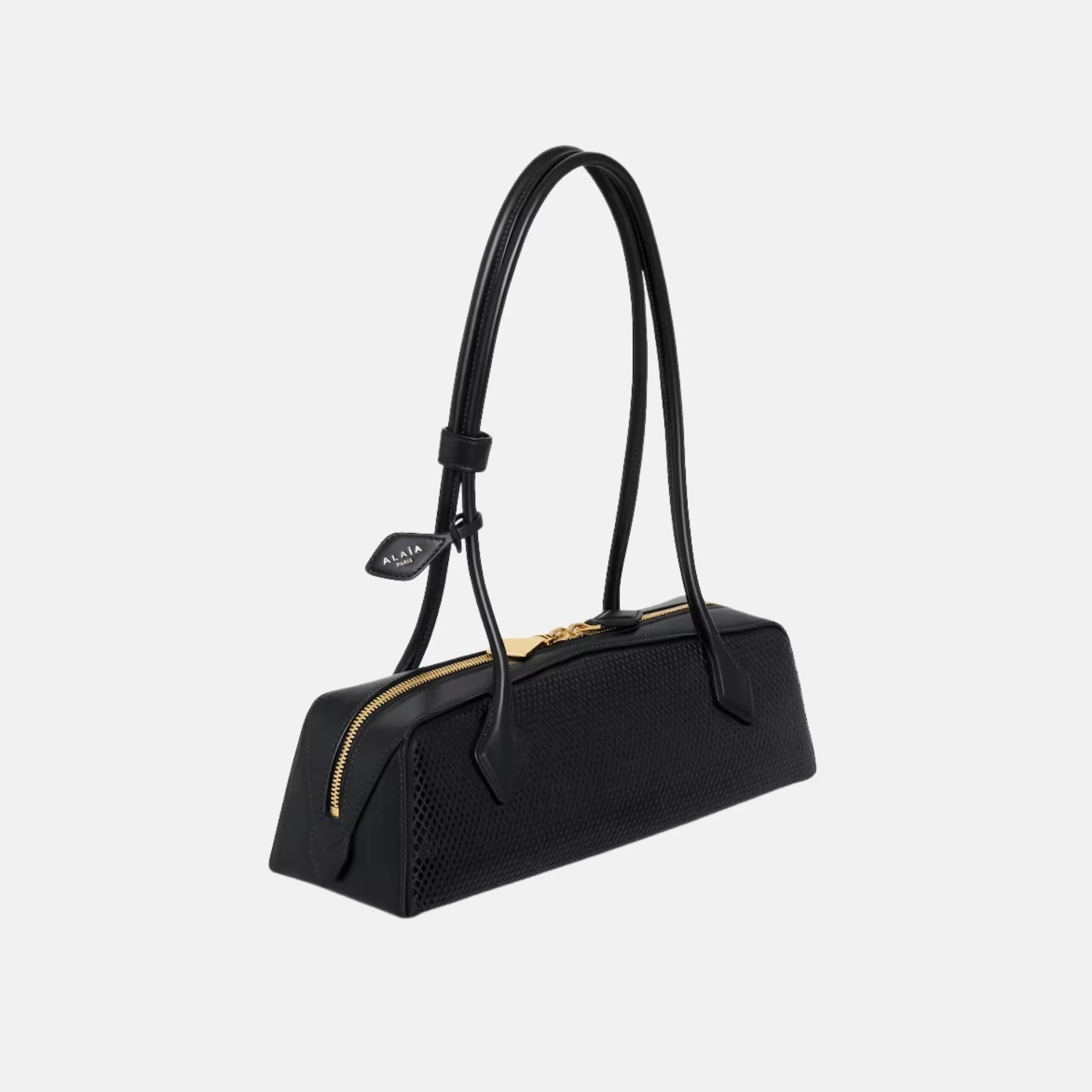 Le Teckel Medium Bag In Perforated Leather - Image 3