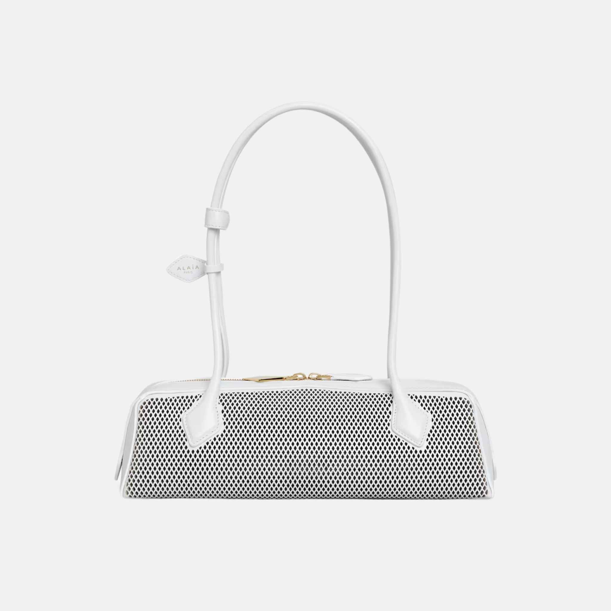 Le Teckel Medium Bag In Perforated Leather - Image 4