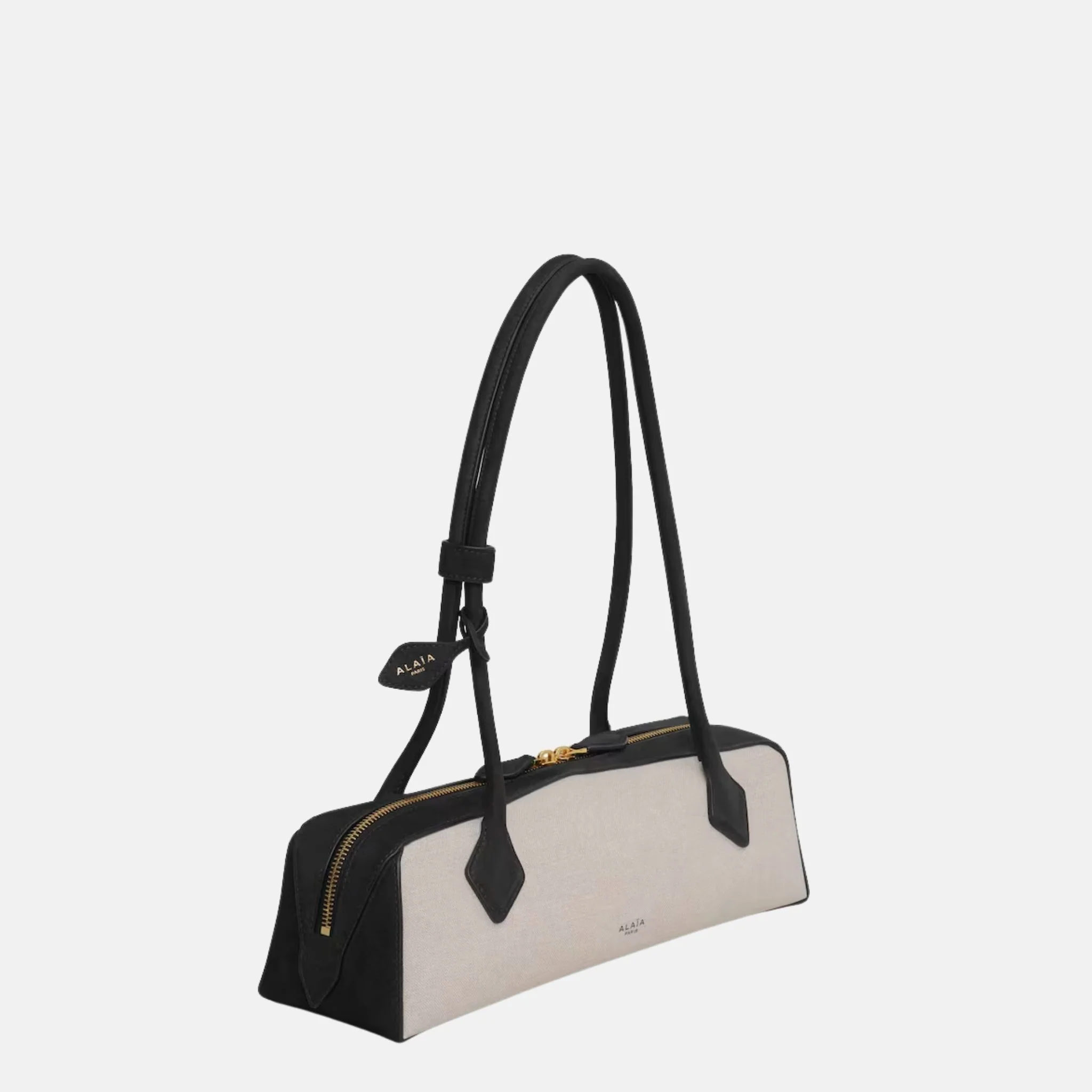 Le Teckel Medium Canvas and Nubuck Bag - Image 2