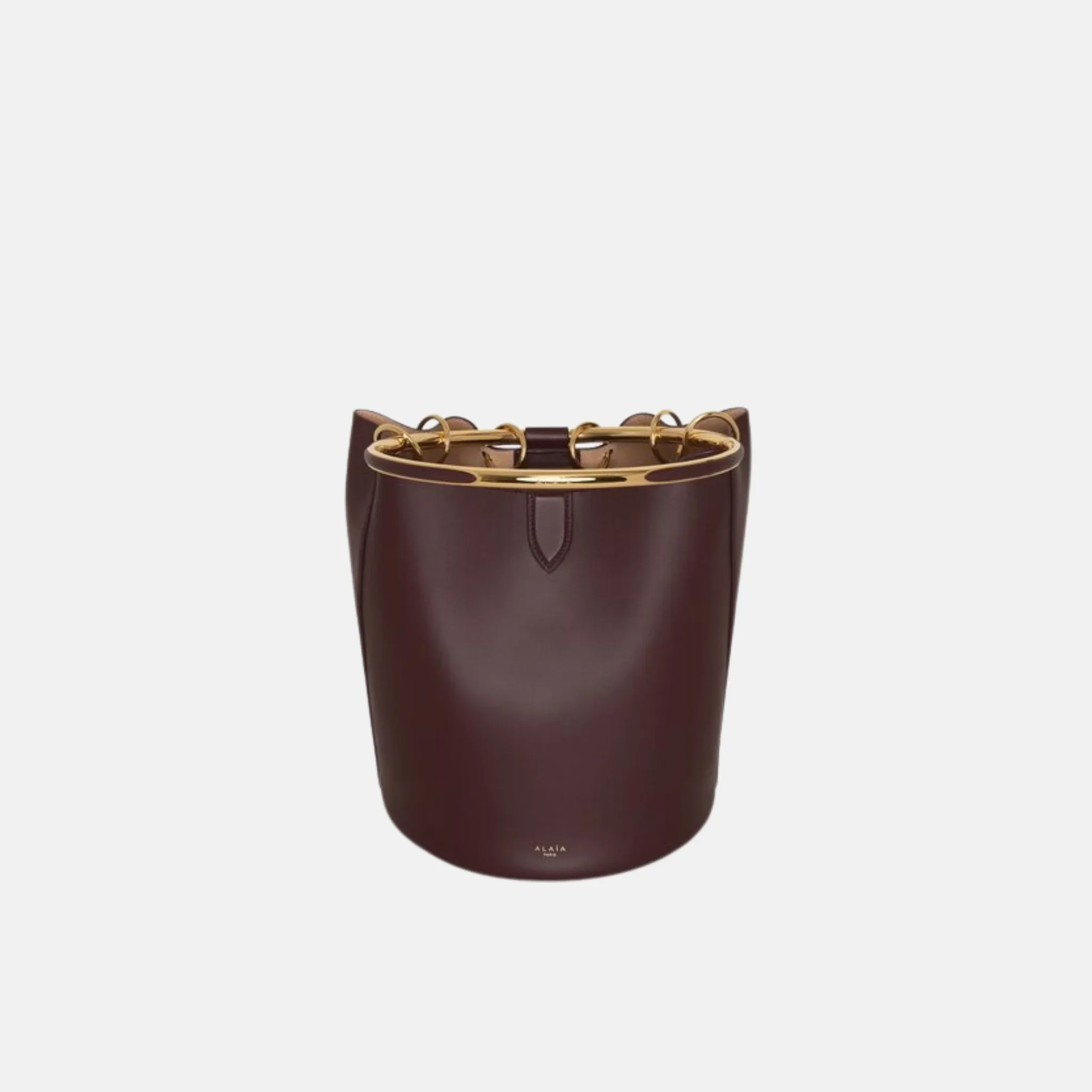 Ring Large Bucket Bag In Calfskin - Image 6