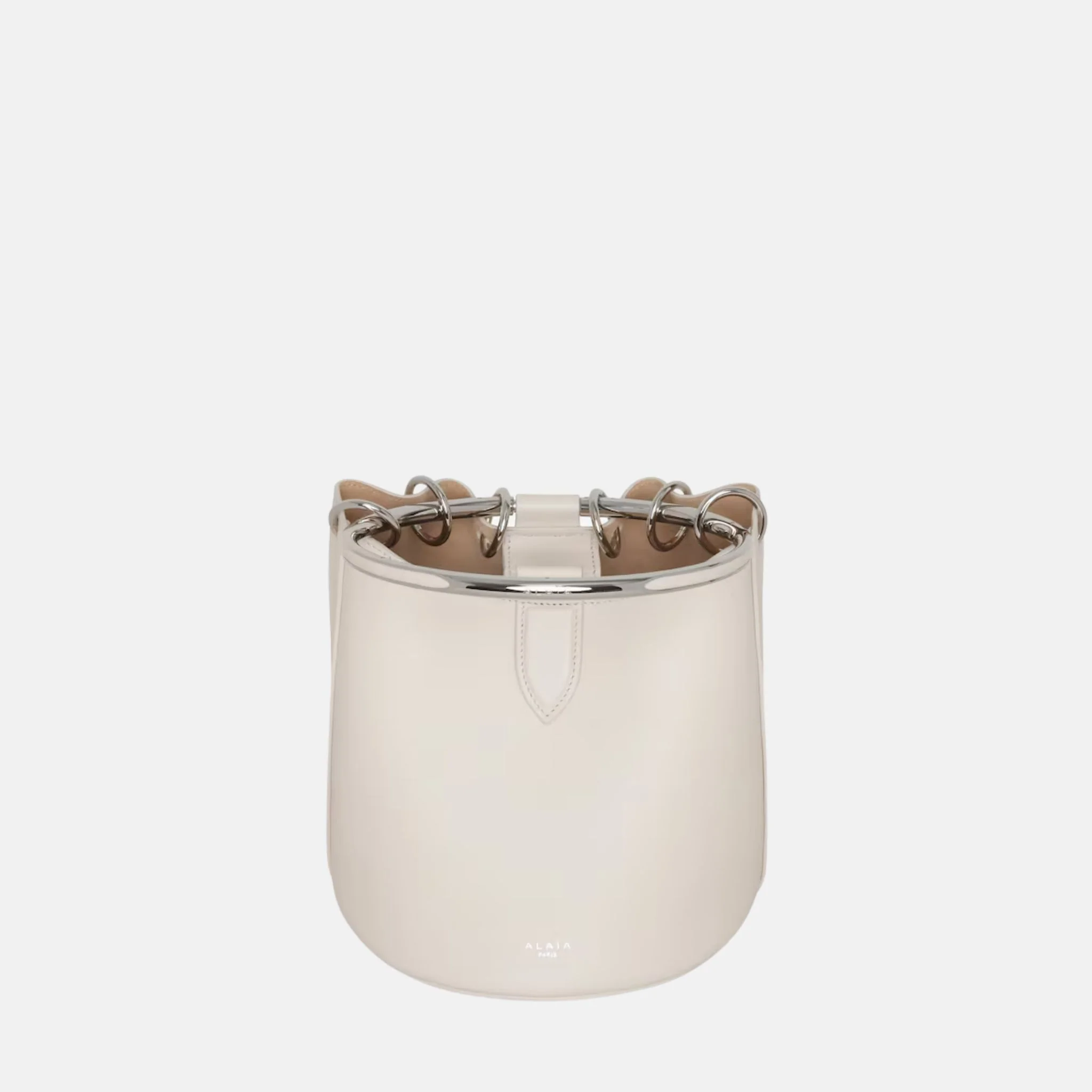 Ring Medium Bucket Bag In Calfskin - Image 6