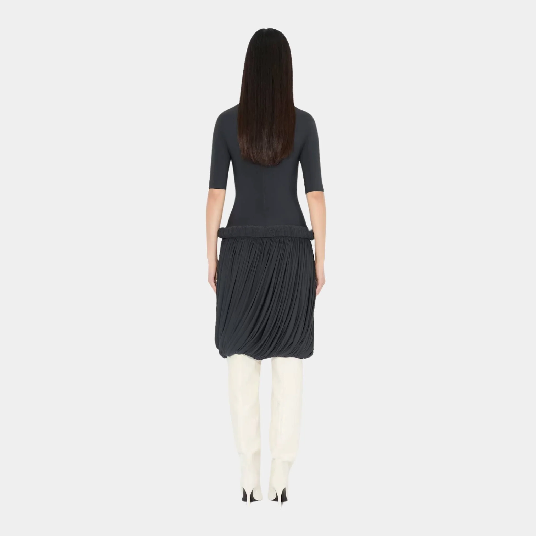 Short Dress In Supple Jersey - Image 3