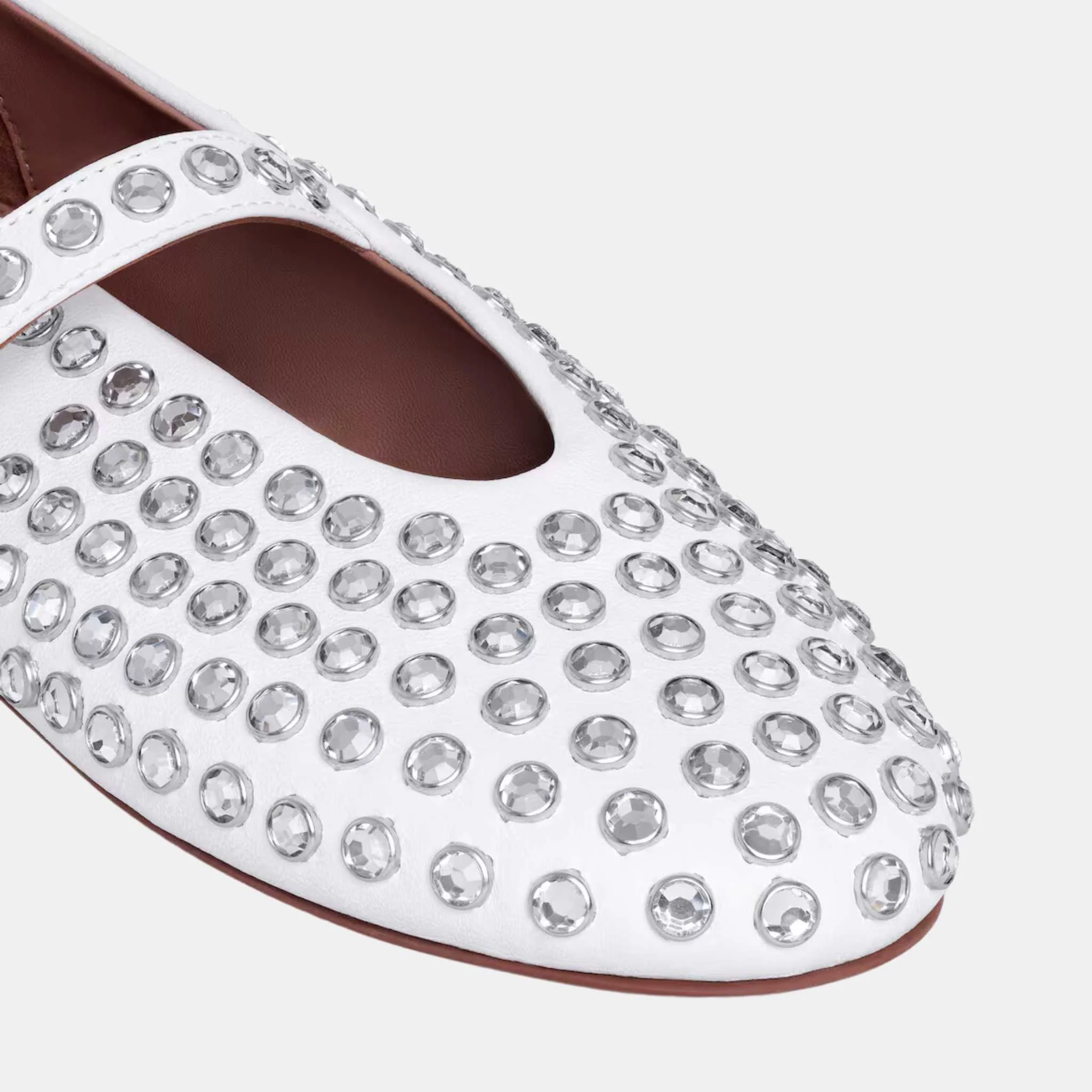 Strass Lambskin Ballet Flats - Image 3