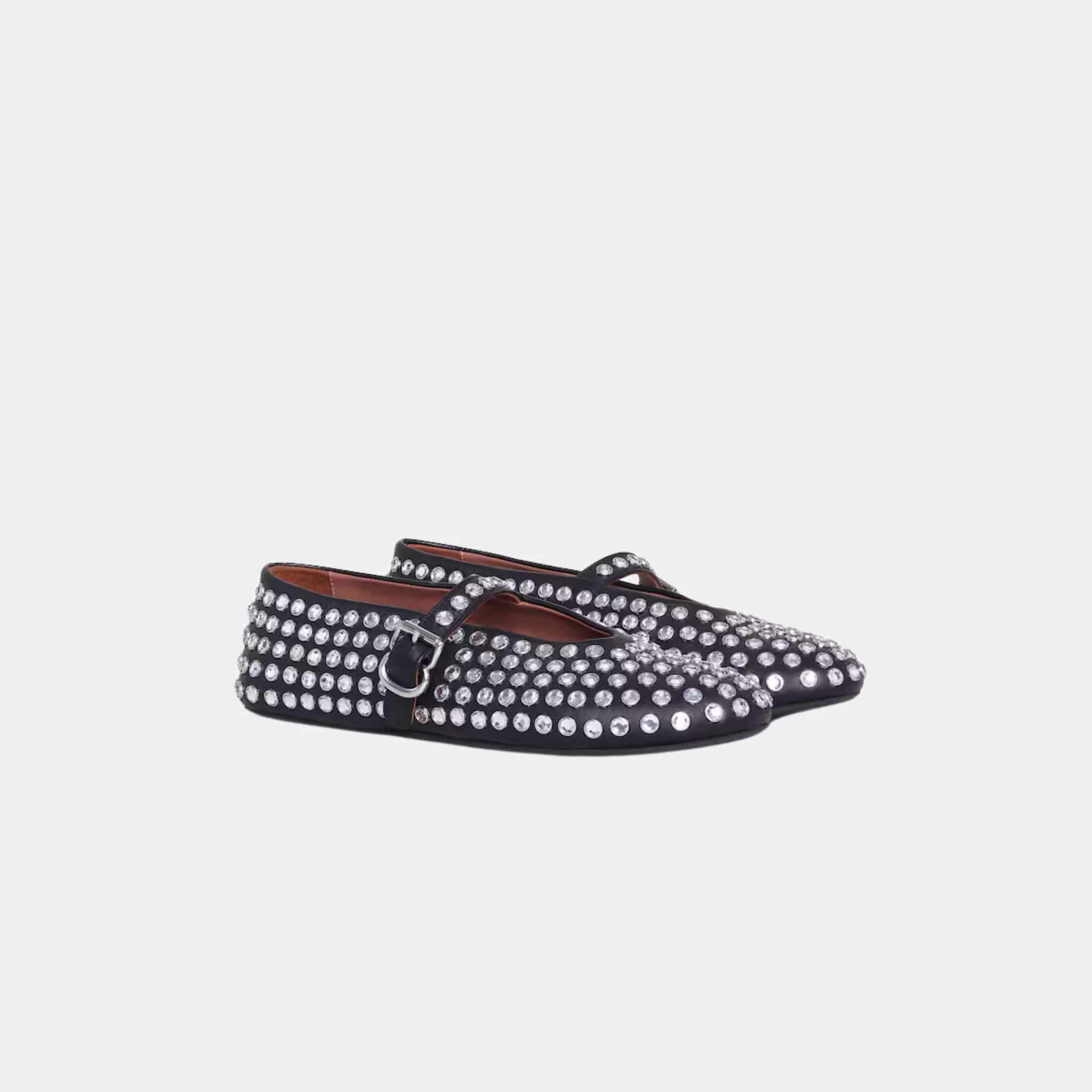 Strass Lambskin Ballet Flats - Image 5