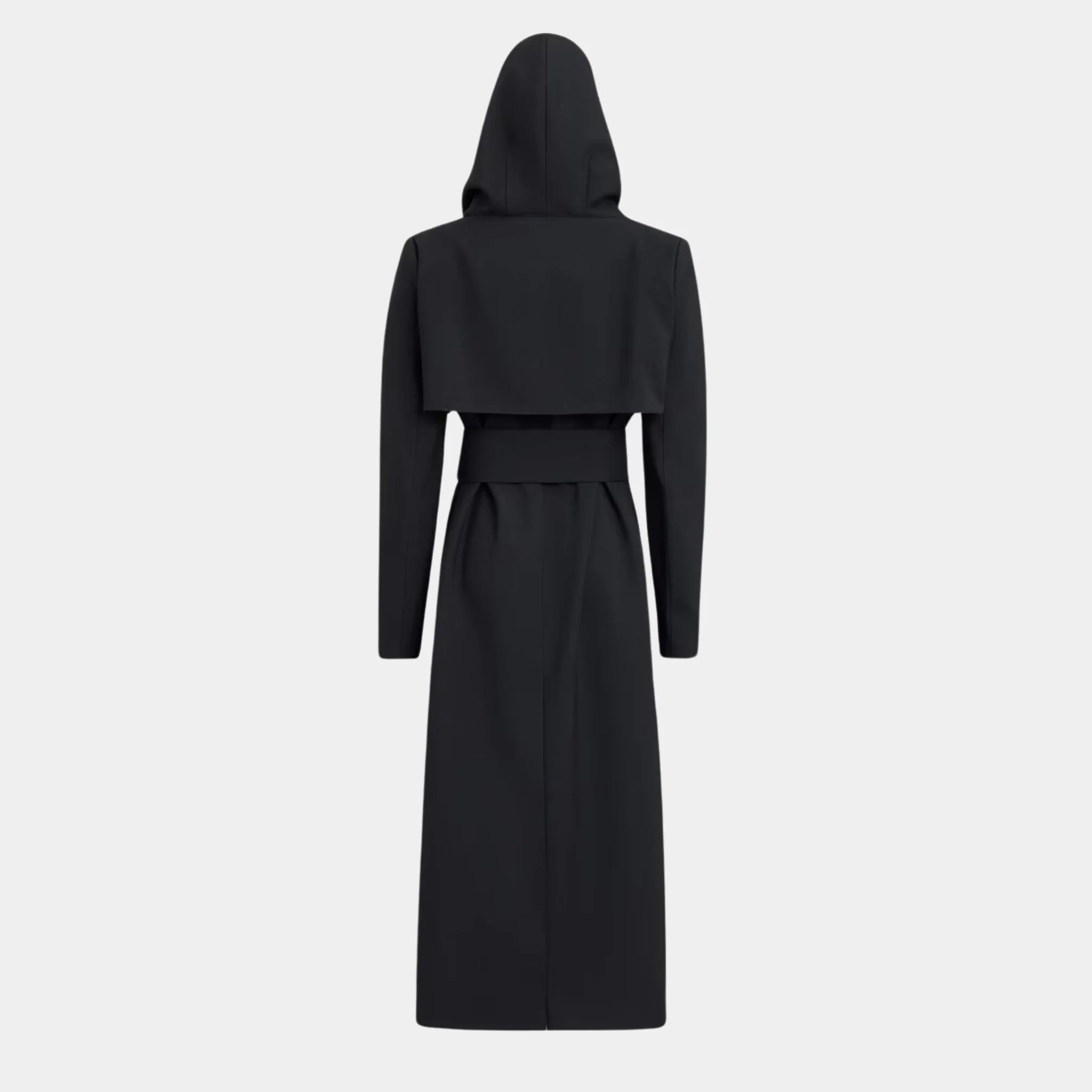 Tailored Wool Coat With Hood - Image 2