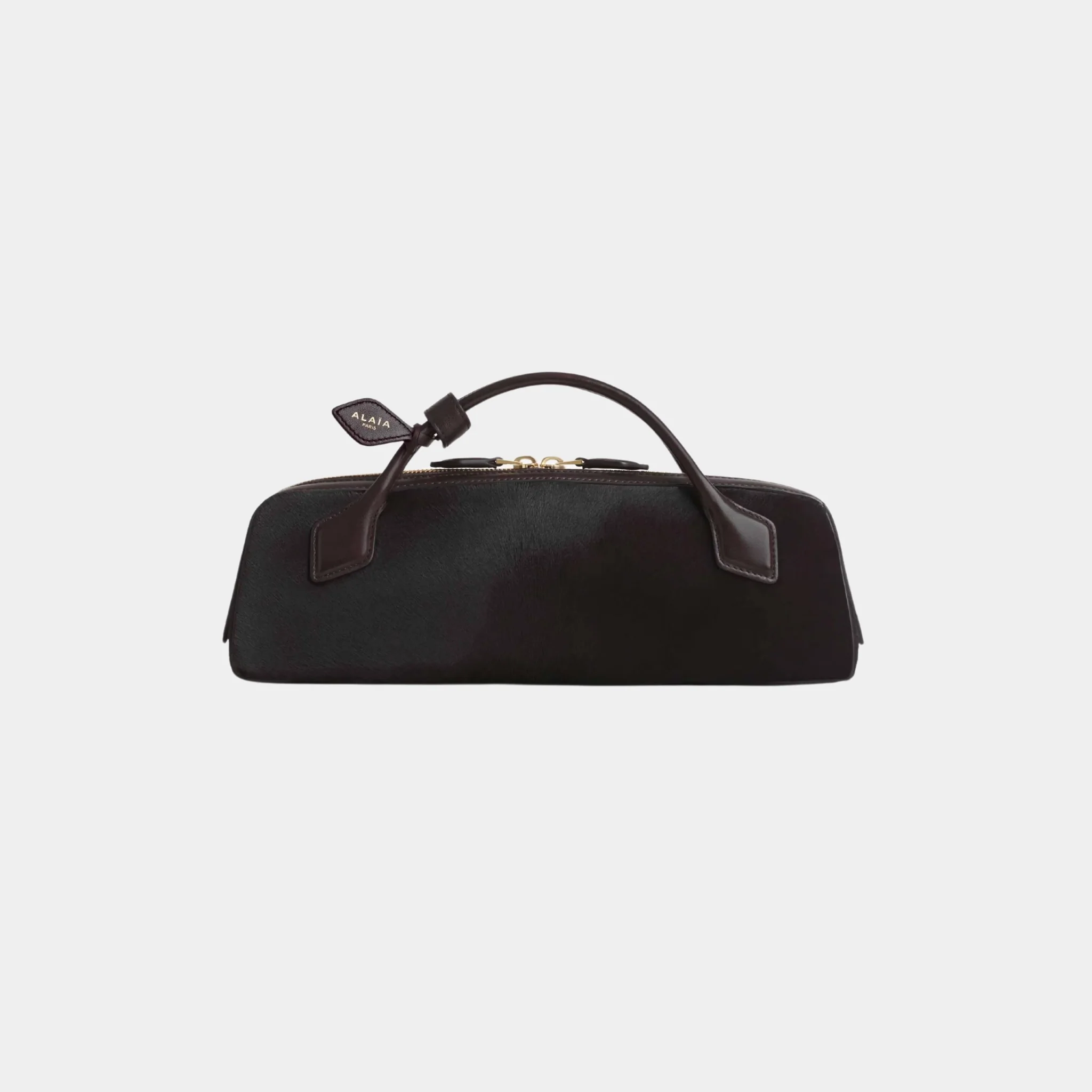 The Pony Leather Dachshund Clutch