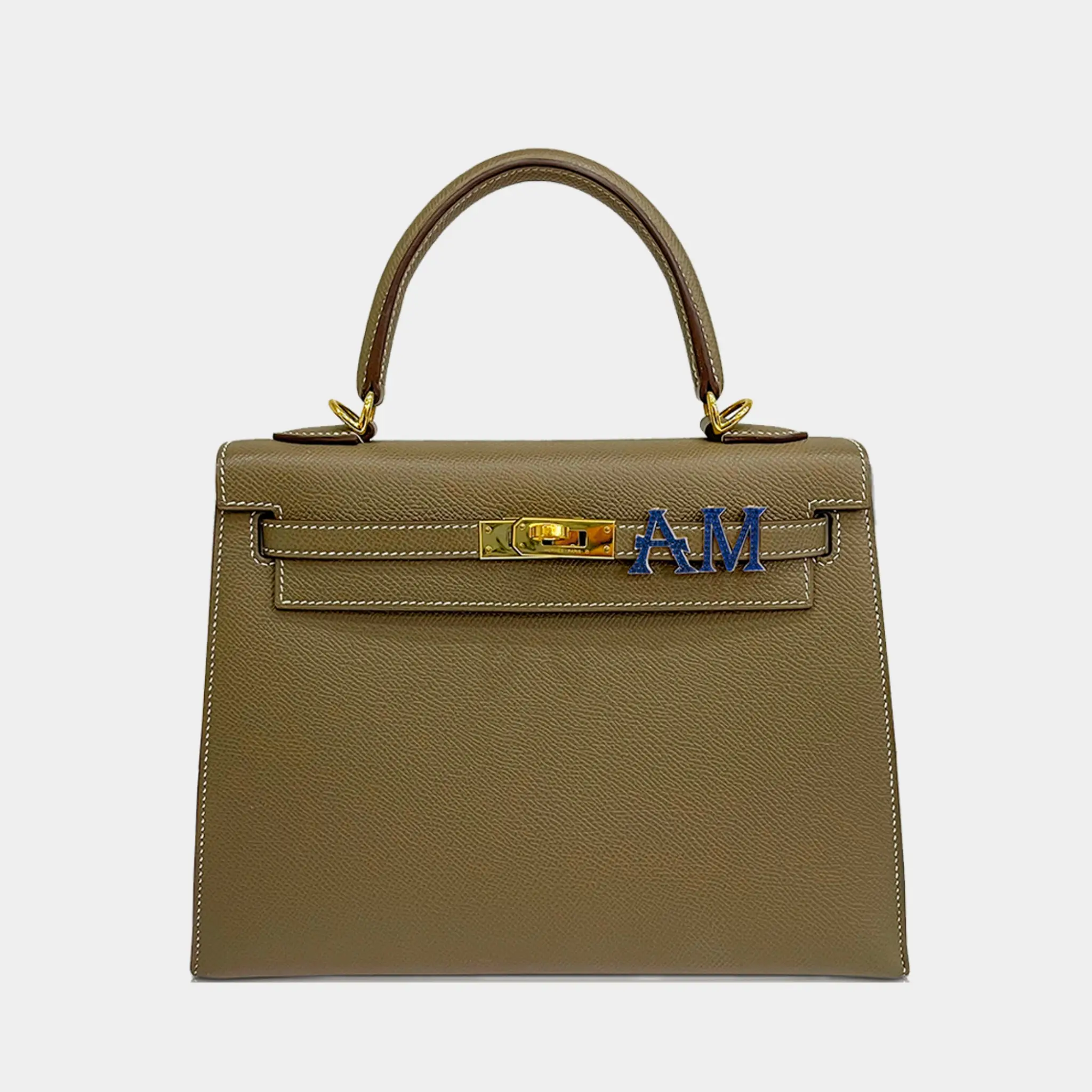 Alphabet Customized Bag Bijoux with Blue Sapphire - Image 3