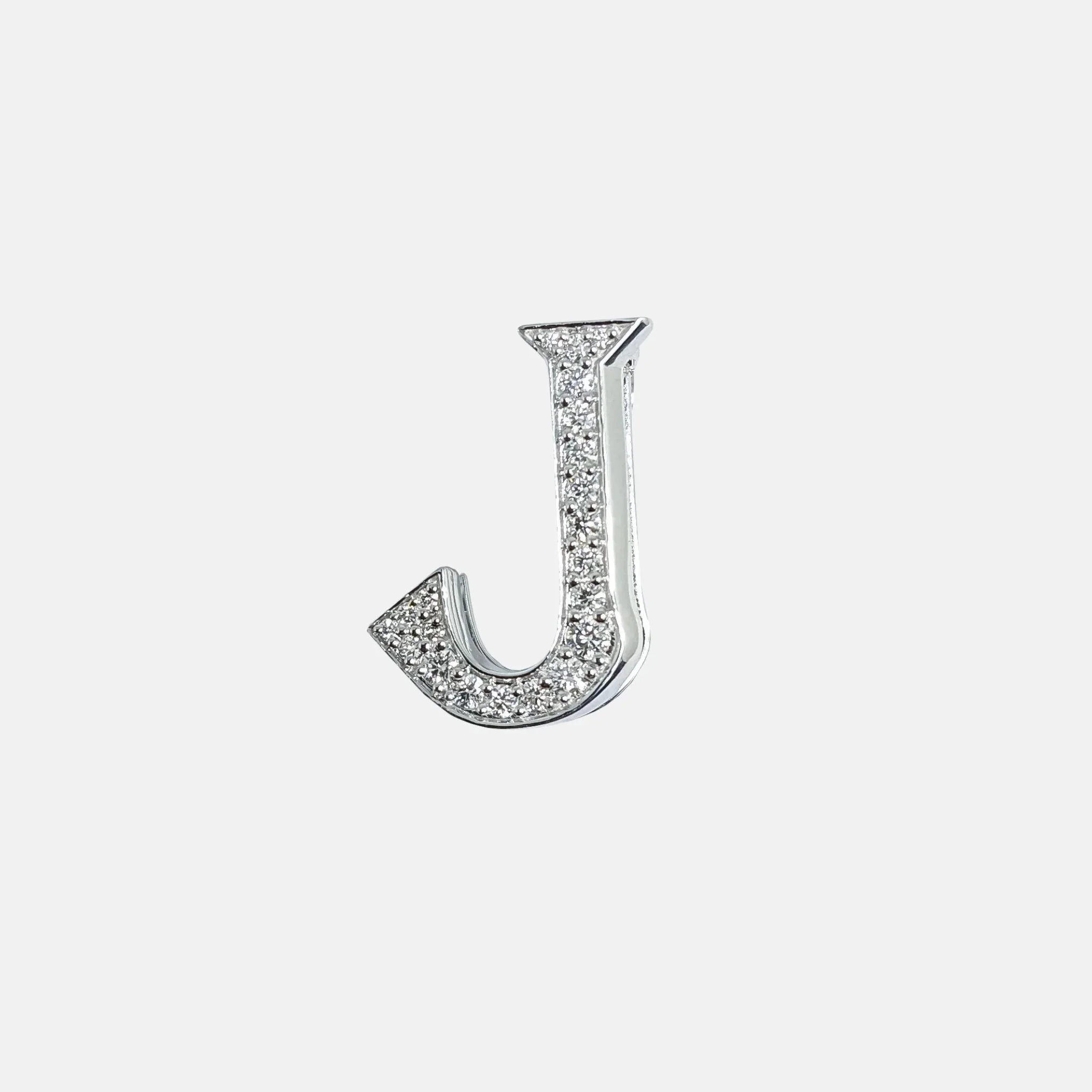 Alphabets Bag Bijoux with Natural Diamonds in White Gold - Image 11