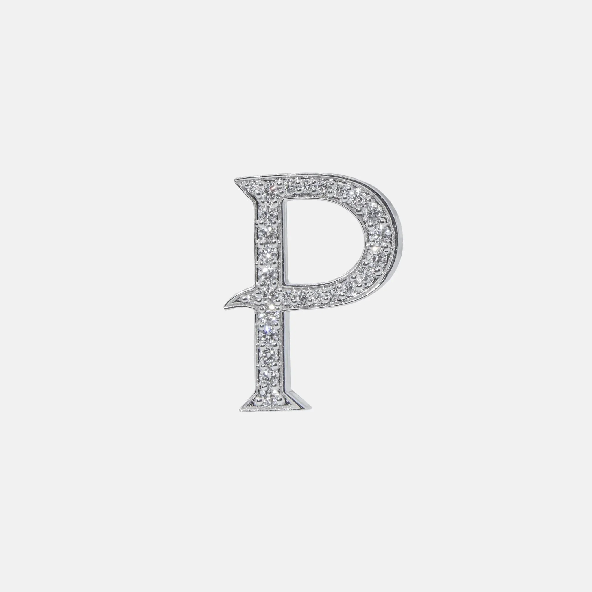 Alphabets Bag Bijoux with Natural Diamonds in White Gold - Image 17