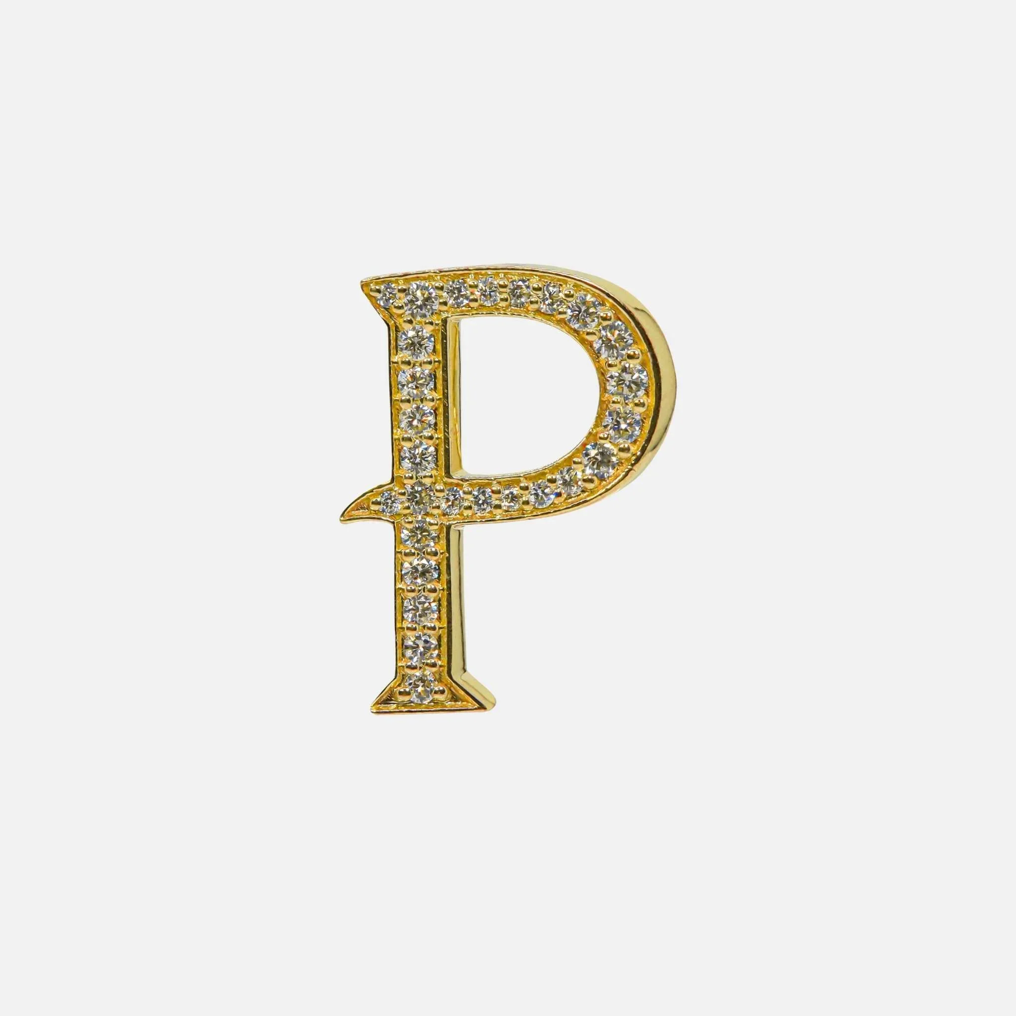 Alphabets Bag Bijoux with Natural Diamonds in Yellow Gold - Image 17