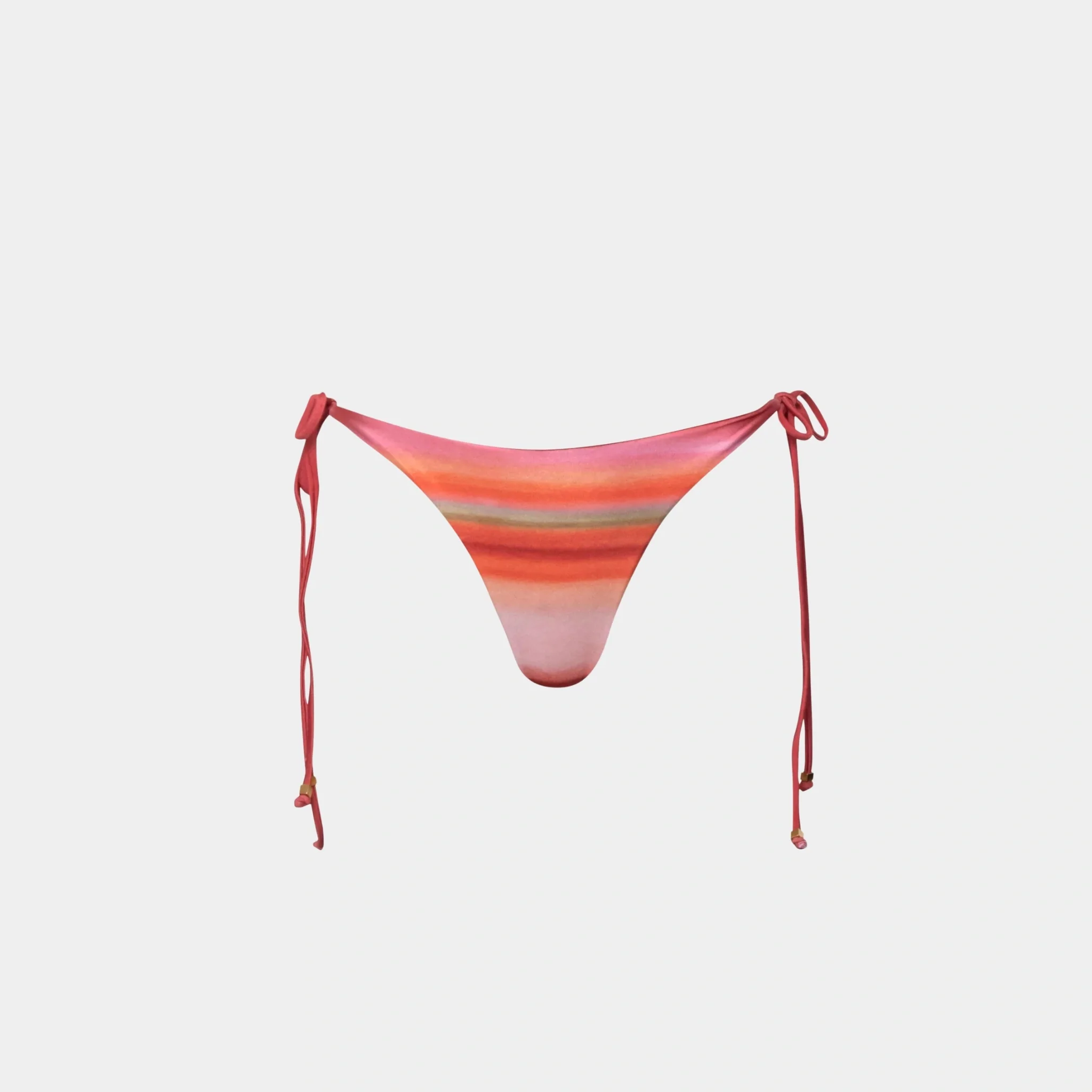 Itala Bikini Bottom with Self Tie Straps