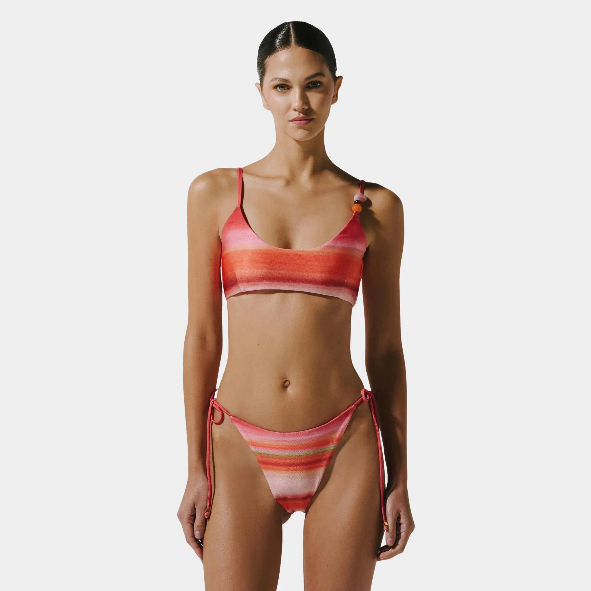 Itala Bikini Bottom with Self Tie Straps - Image 3