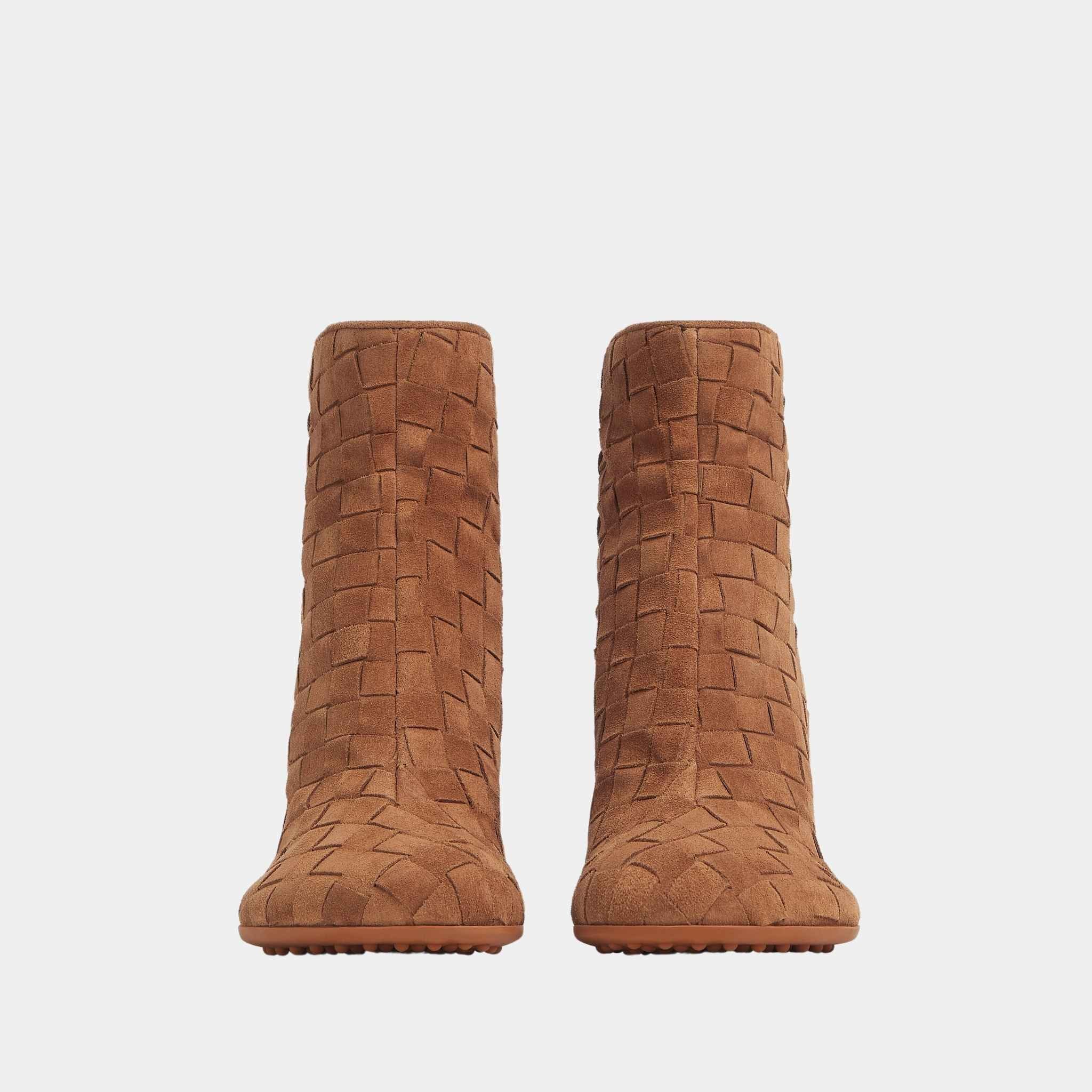 Atomic Ankle Boot Suede Intrecciato Craftmanship - Image 2